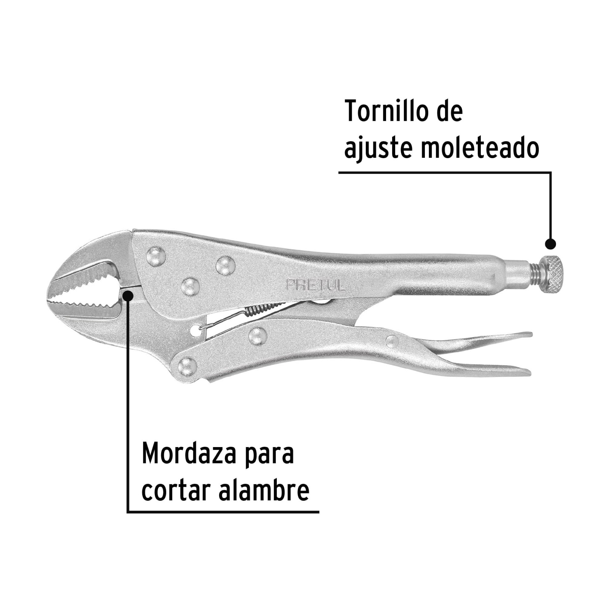 Alicate De Presión Recto De 10" Hombresolo - Imagen 3