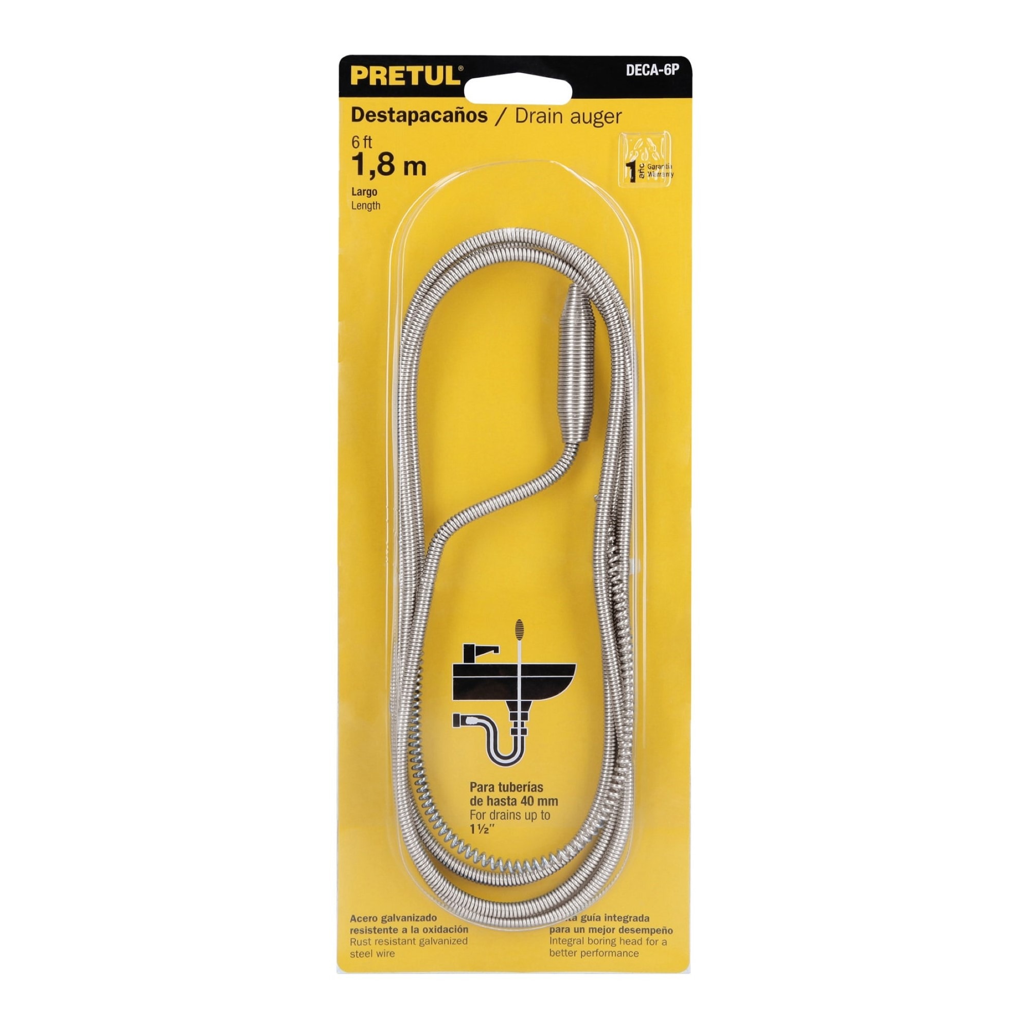 Sonda De Acero Galvanizado De 1.8 Metros Para Tuberias - Imagen 2