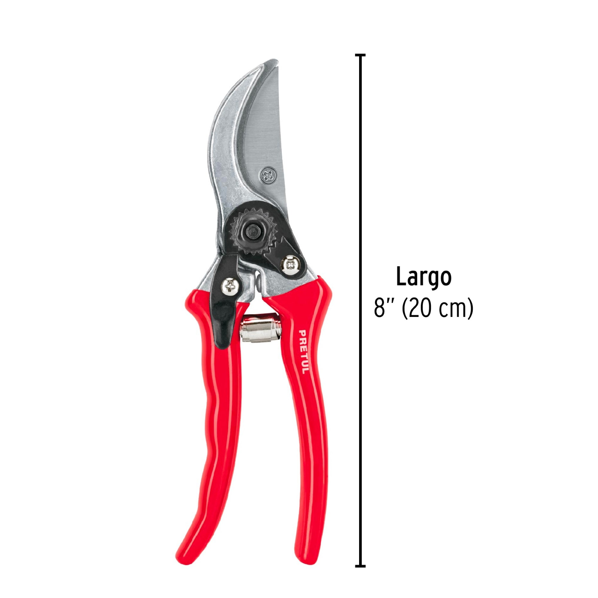 Tijera Para Poda De 22 cm Con Cuchilla En Acero Templado - Imagen 3