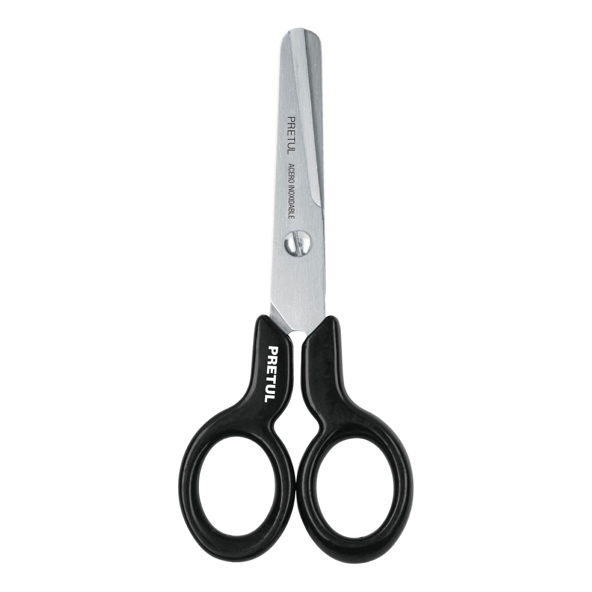 Tijeras Punta Redonda De 11 cm En Acero Inoxidable Para Niño