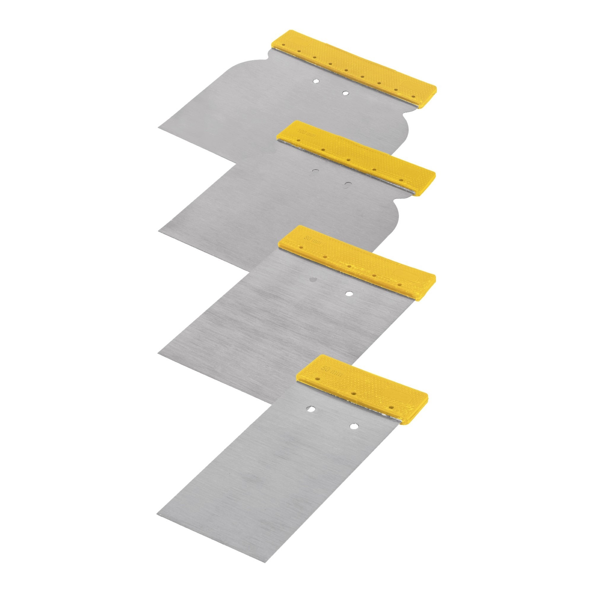 Juego De 4 Cuñas Con Mango Plástico