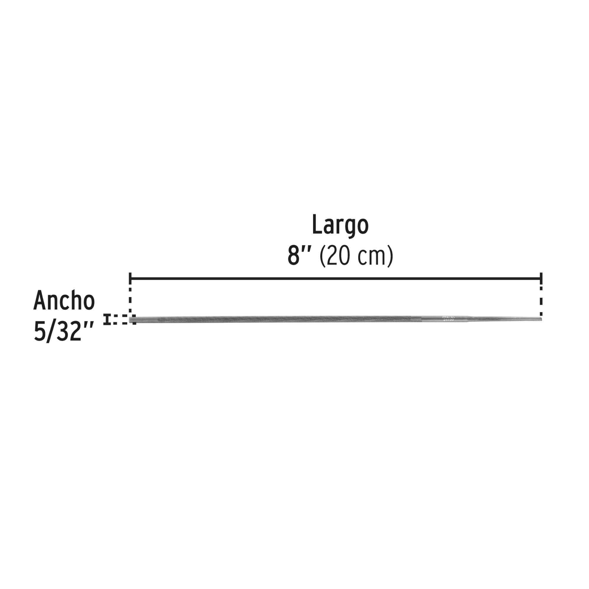 Lima De 20 cm Para Motosierra Con Espesor De 4 mm - Imagen 4