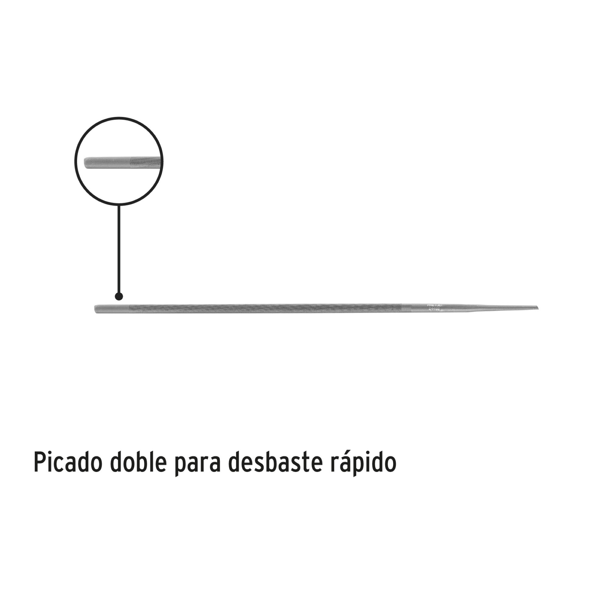 Lima De 20 cm Para Motosierra Con Espesor De 5.5 mm - Imagen 3