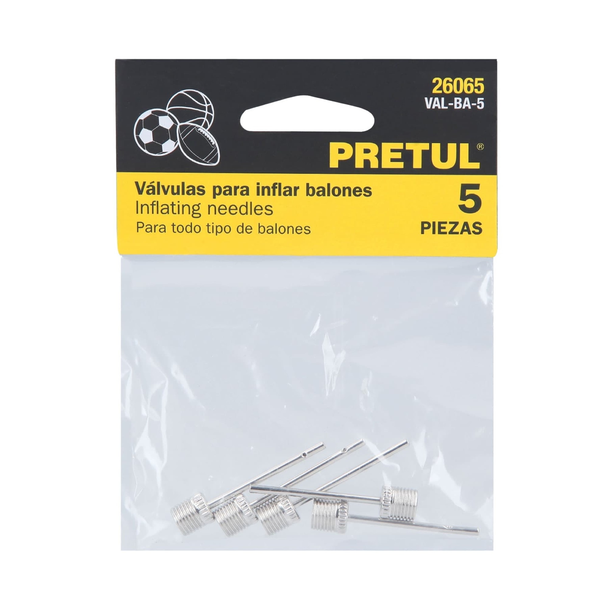 Juego De 5 Válvulas Para Inflar Balones - Imagen 2