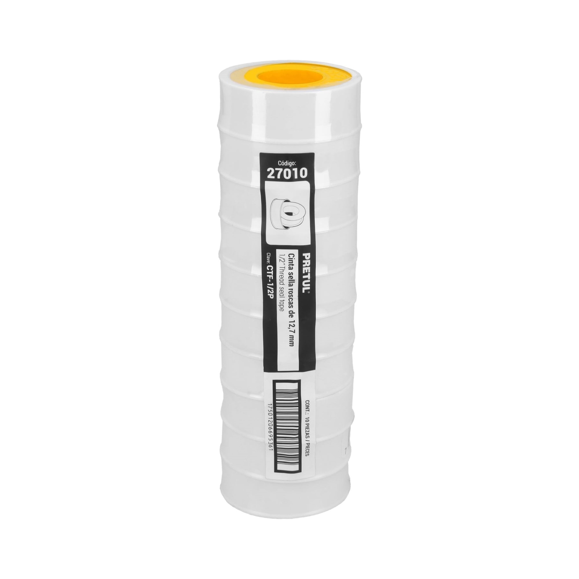 Cinta Teflón De 1/2" Multiusos Largo 7 Metros - Imagen 3