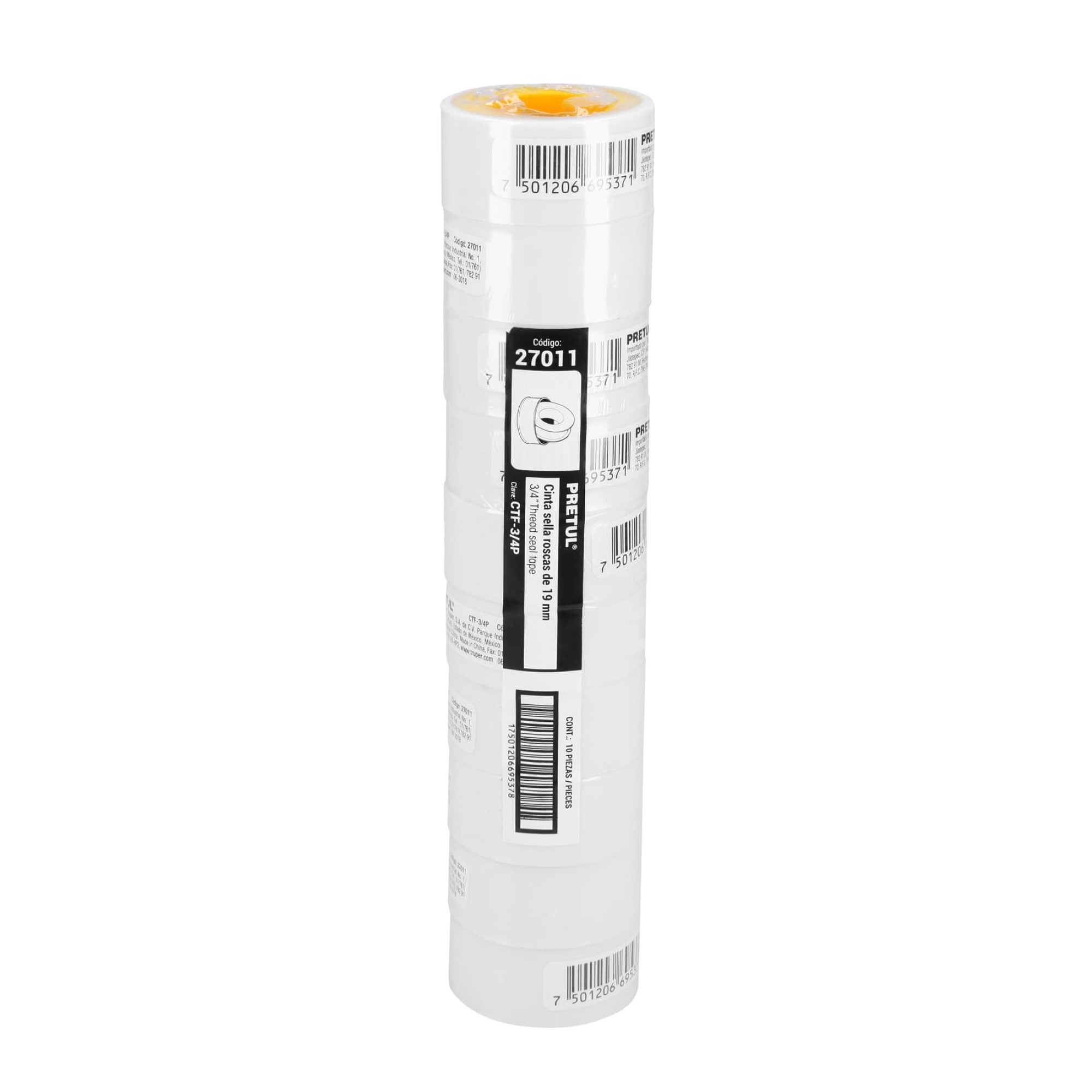 Cinta Teflón De 3/4" Multiusos Largo 7 Metros - Imagen 3