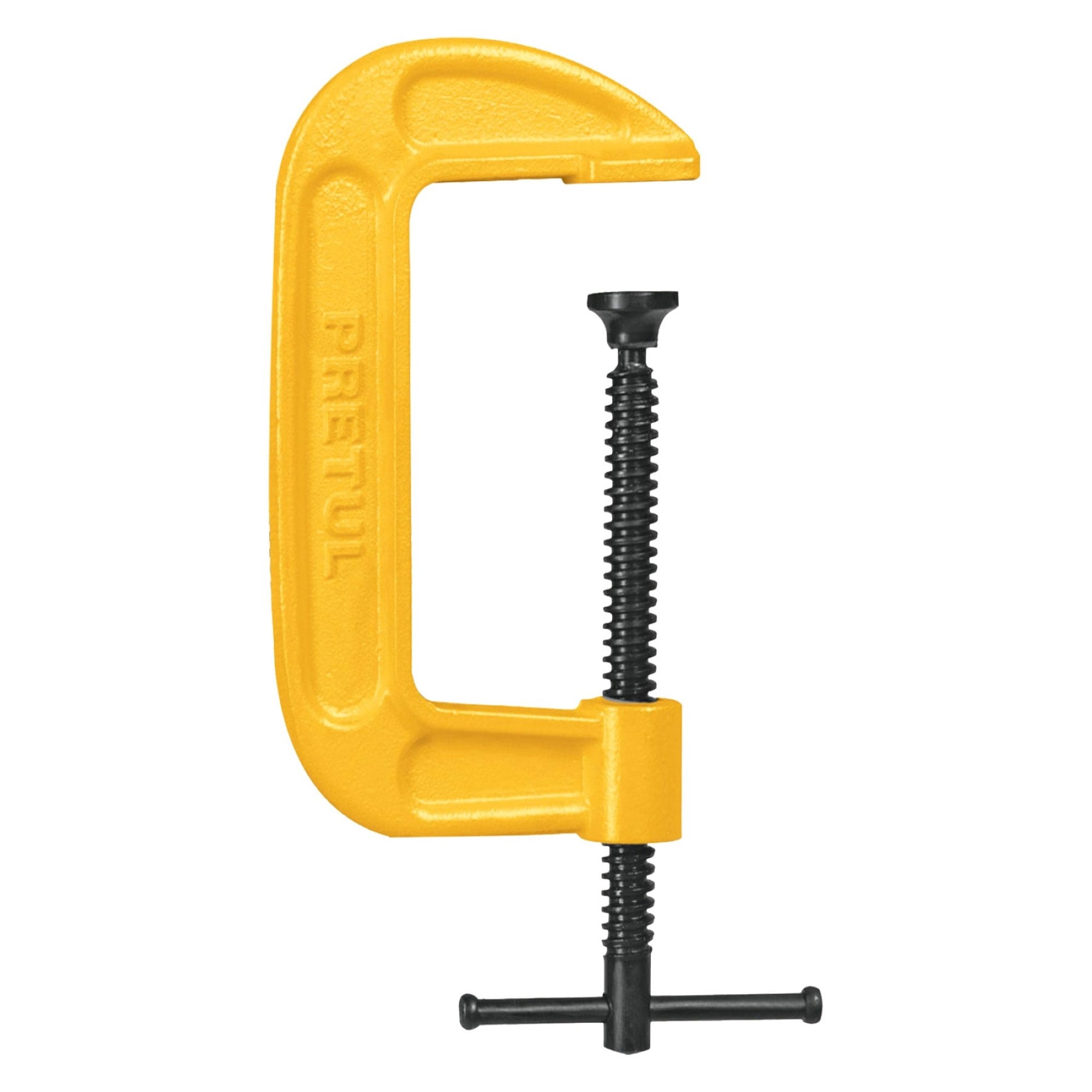 Prensa Tipo C 5" Cuerpo De Hierro Nodular Para Carpintería