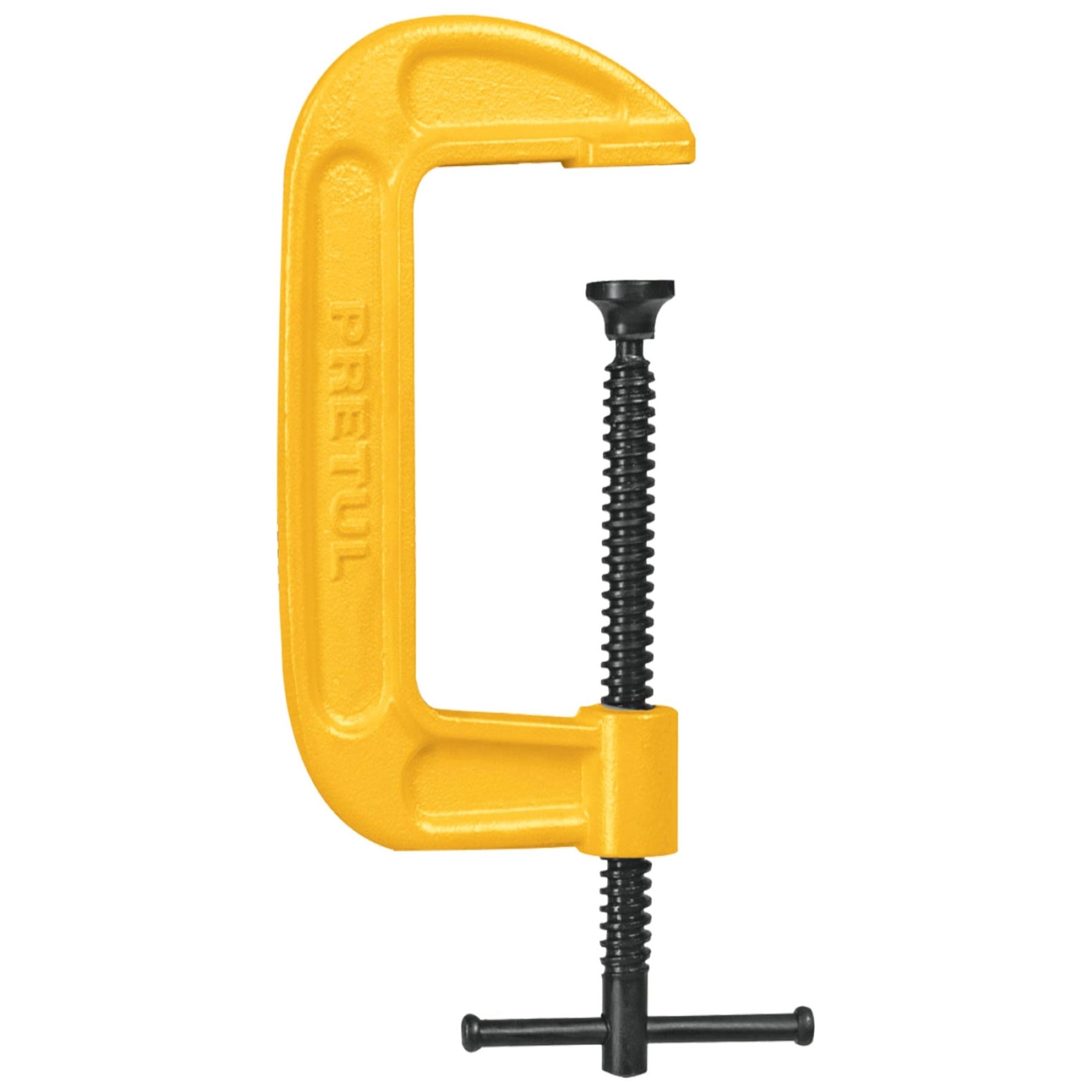 Prensa Tipo C 6" Cuerpo De Hierro Nodular Para Carpintería