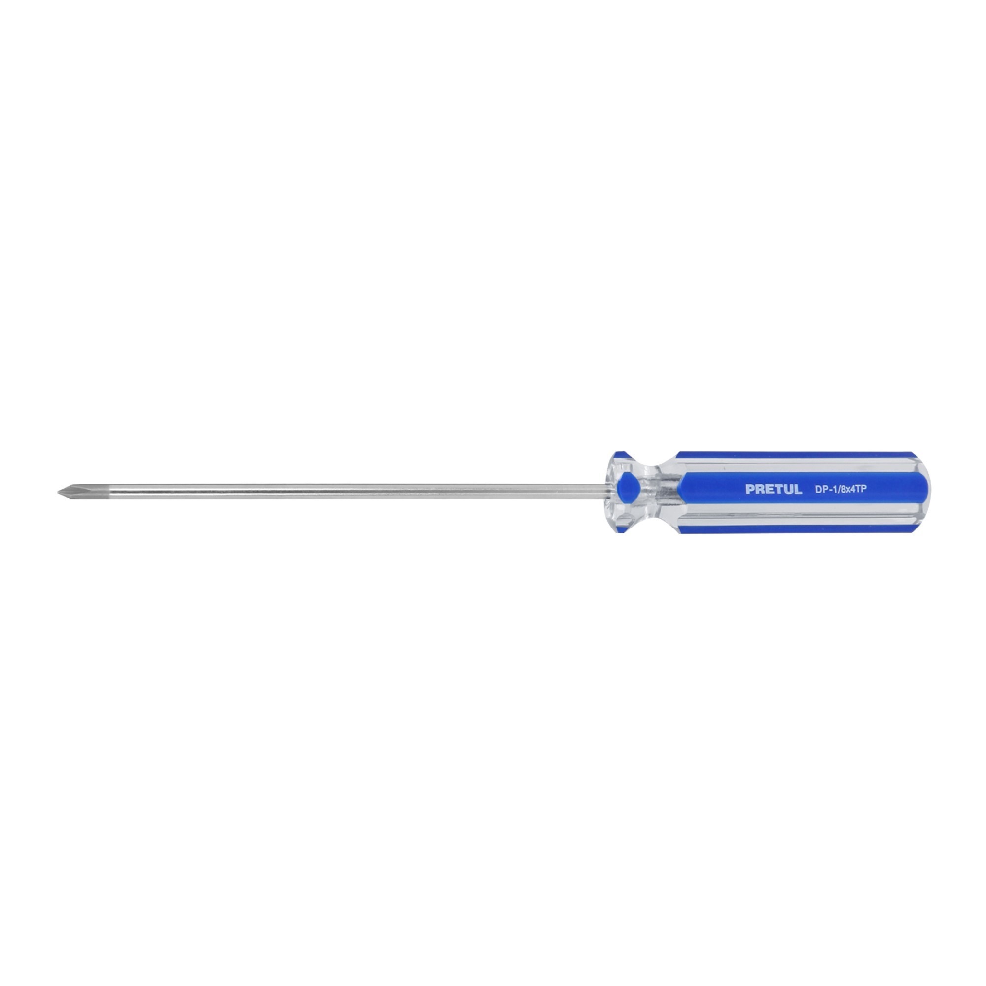 Destornillador Punta Phillips De 1/8" x 4" Con Mango De PVC