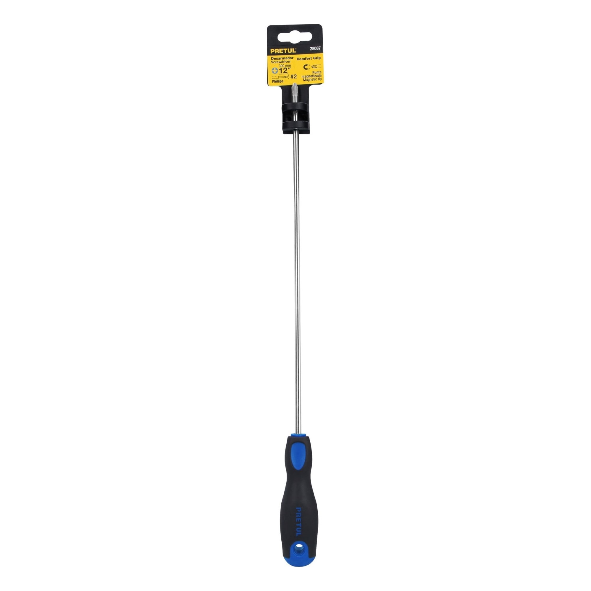 Destornillador Punta Phillips 1/4" x 12" Mango Confort Grip - Imagen 2