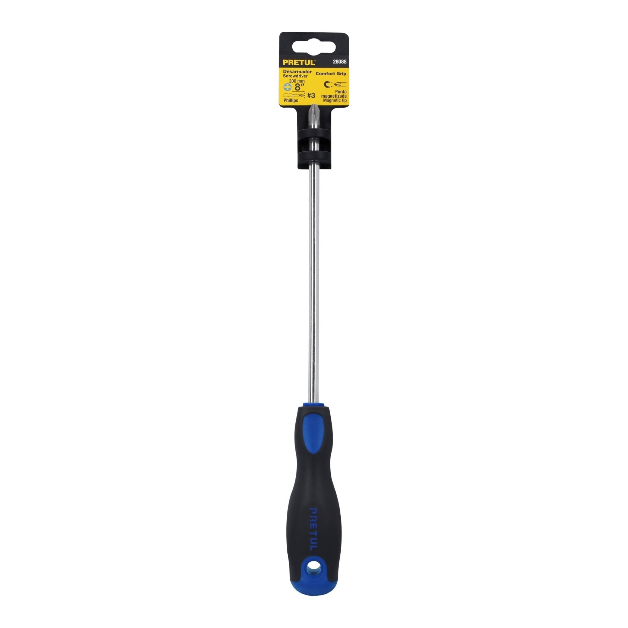 Destornillador Punta Phillips 5/16" x 8" Mango Confort Grip - Imagen 2