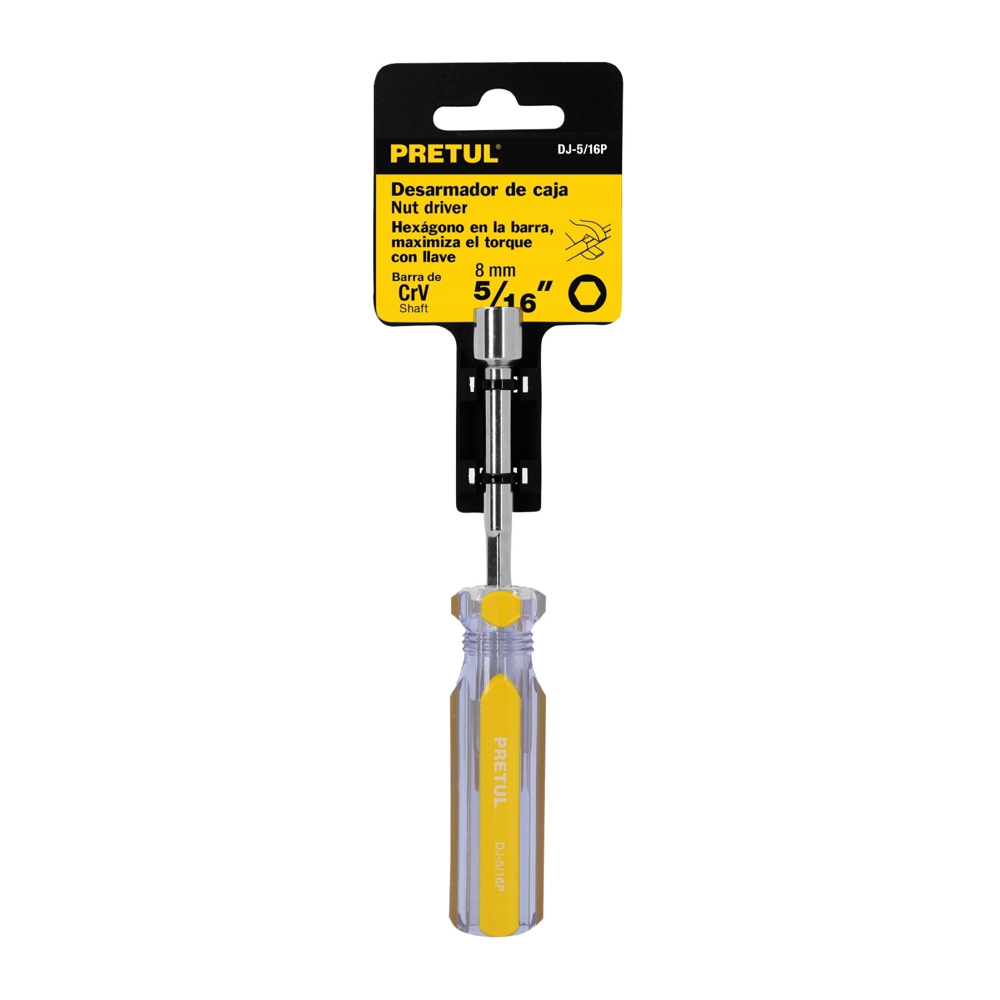 Destornillador De Copa 5/16" Con Mango De PVC - Imagen 2