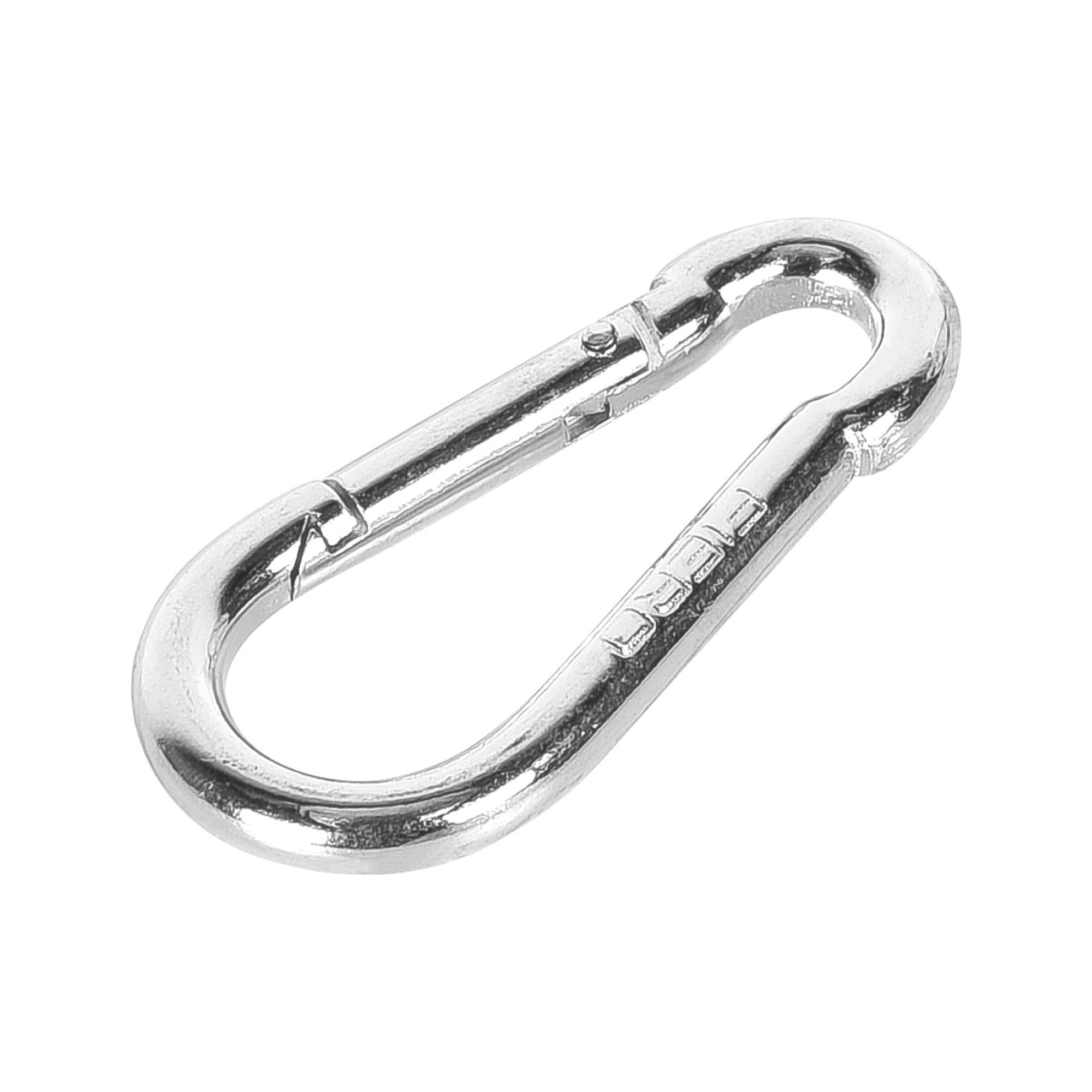 Mosquetón De 64 mm Con Seguro De Gancho Carga 120 Kg