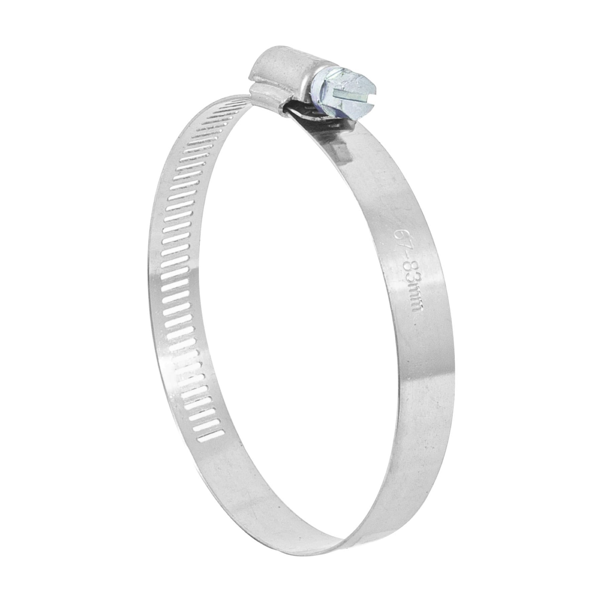 5 Abrazaderas En Acero Inoxidable Desde 67 mm A 83 mm