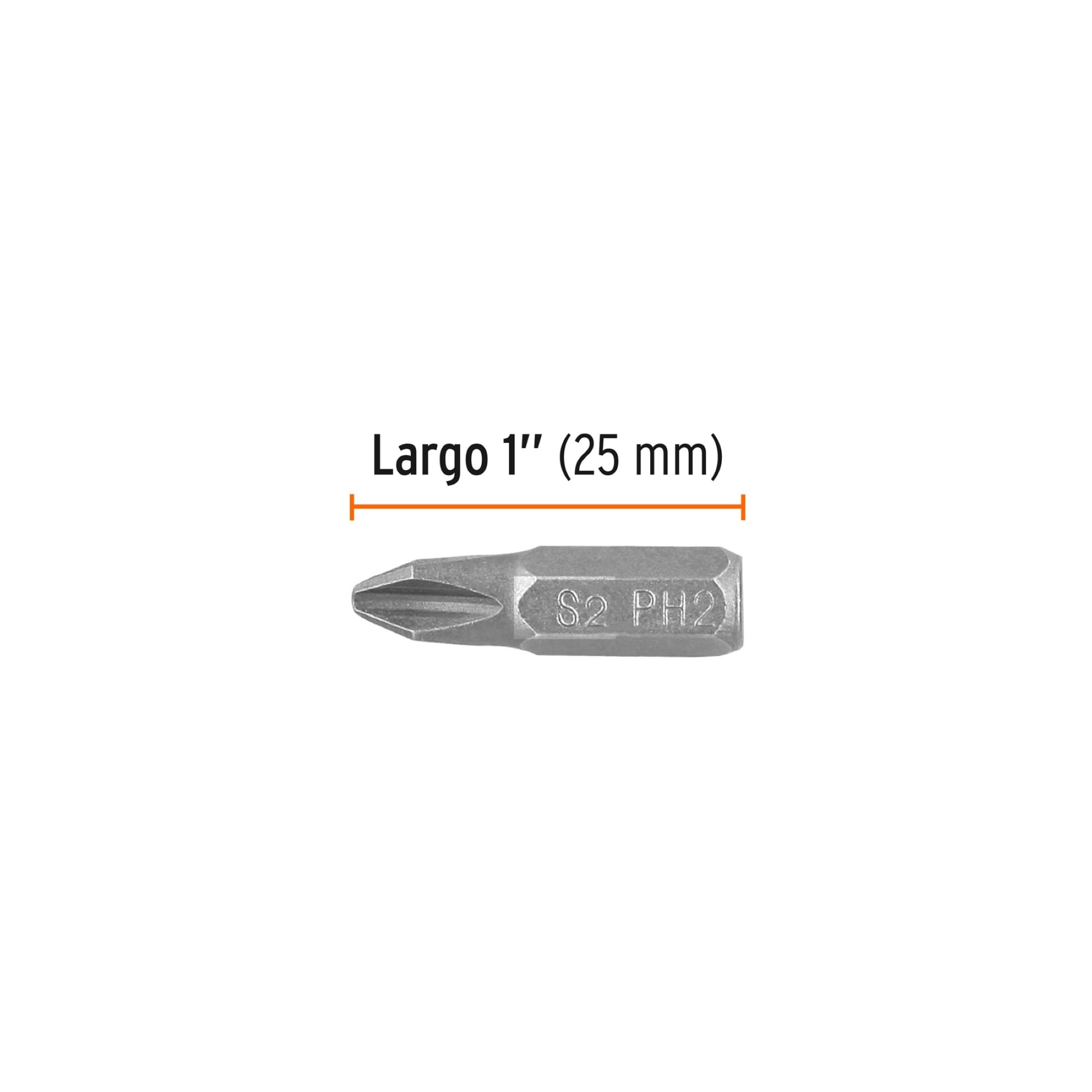 Estuche Con 15 Puntas Phillips PH2 De 1" - Imagen 3