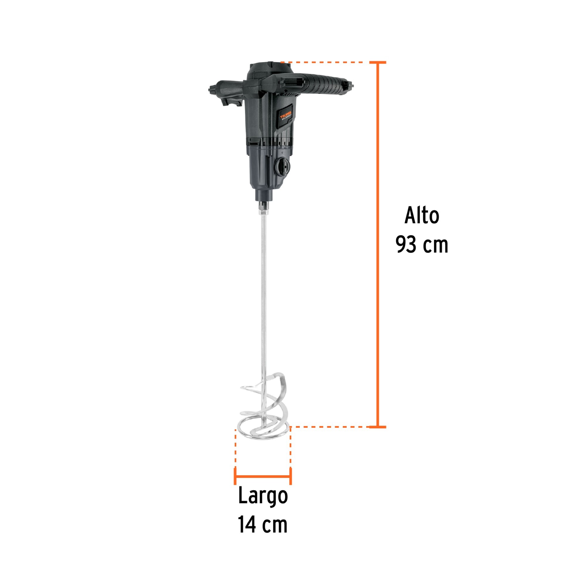 Mezcladora Eléctrica Industrial Doble Engranaje De 1500 W - Imagen 2