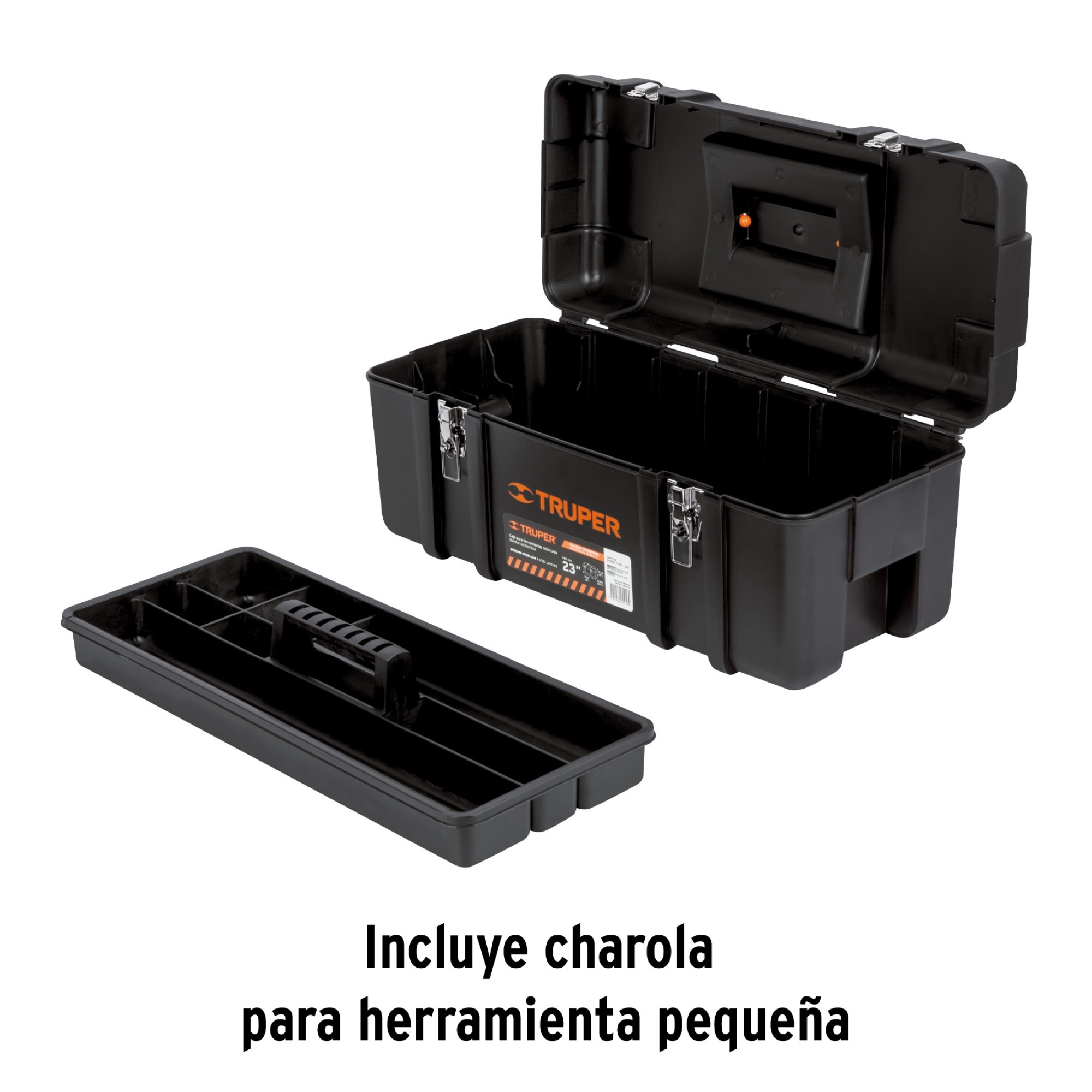Caja De Herramientas Industrial De 58 cm Con Bandeja - Imagen 5