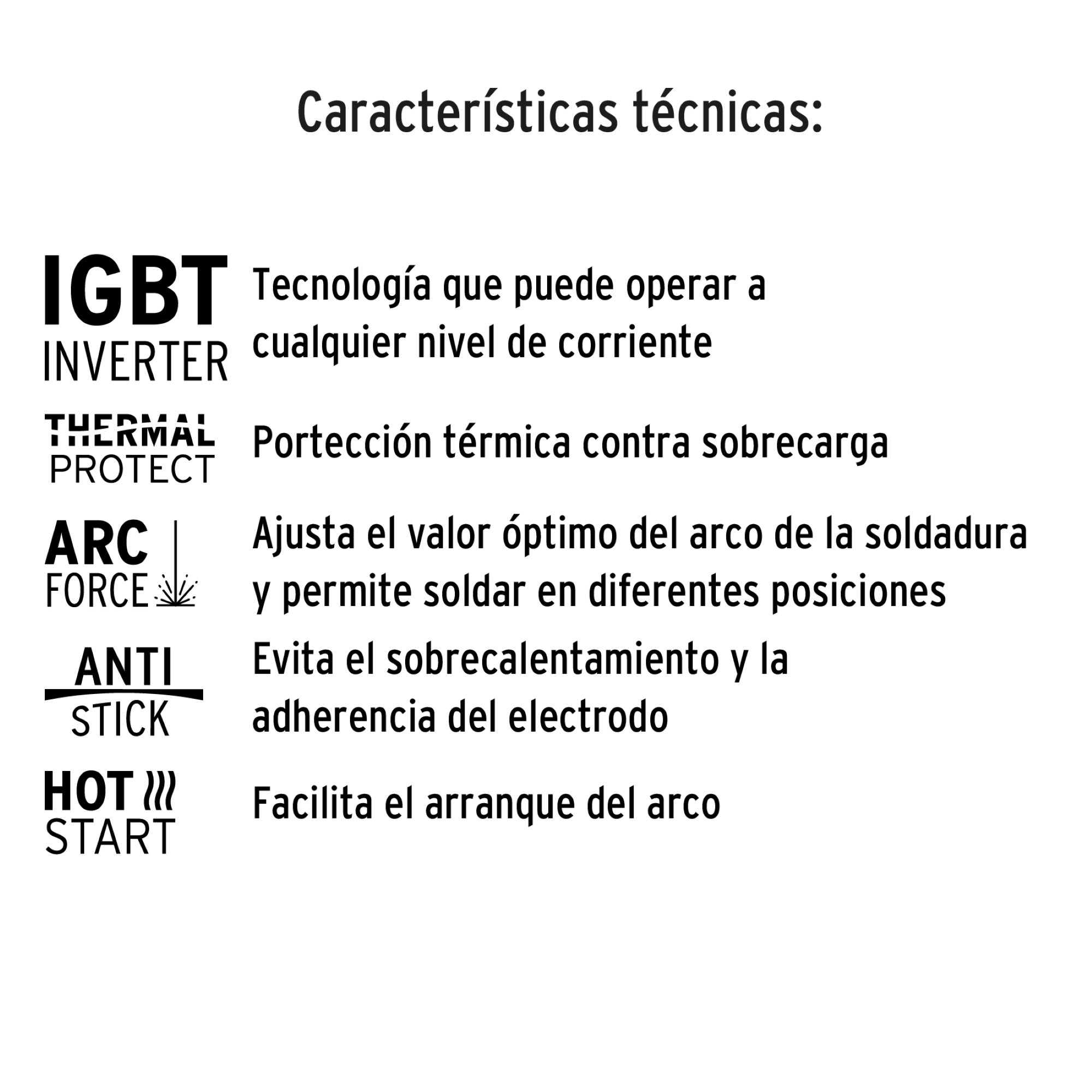 Soldador Inversor De 100 A Con Accesorios Trab Pesado 127V - Imagen 4