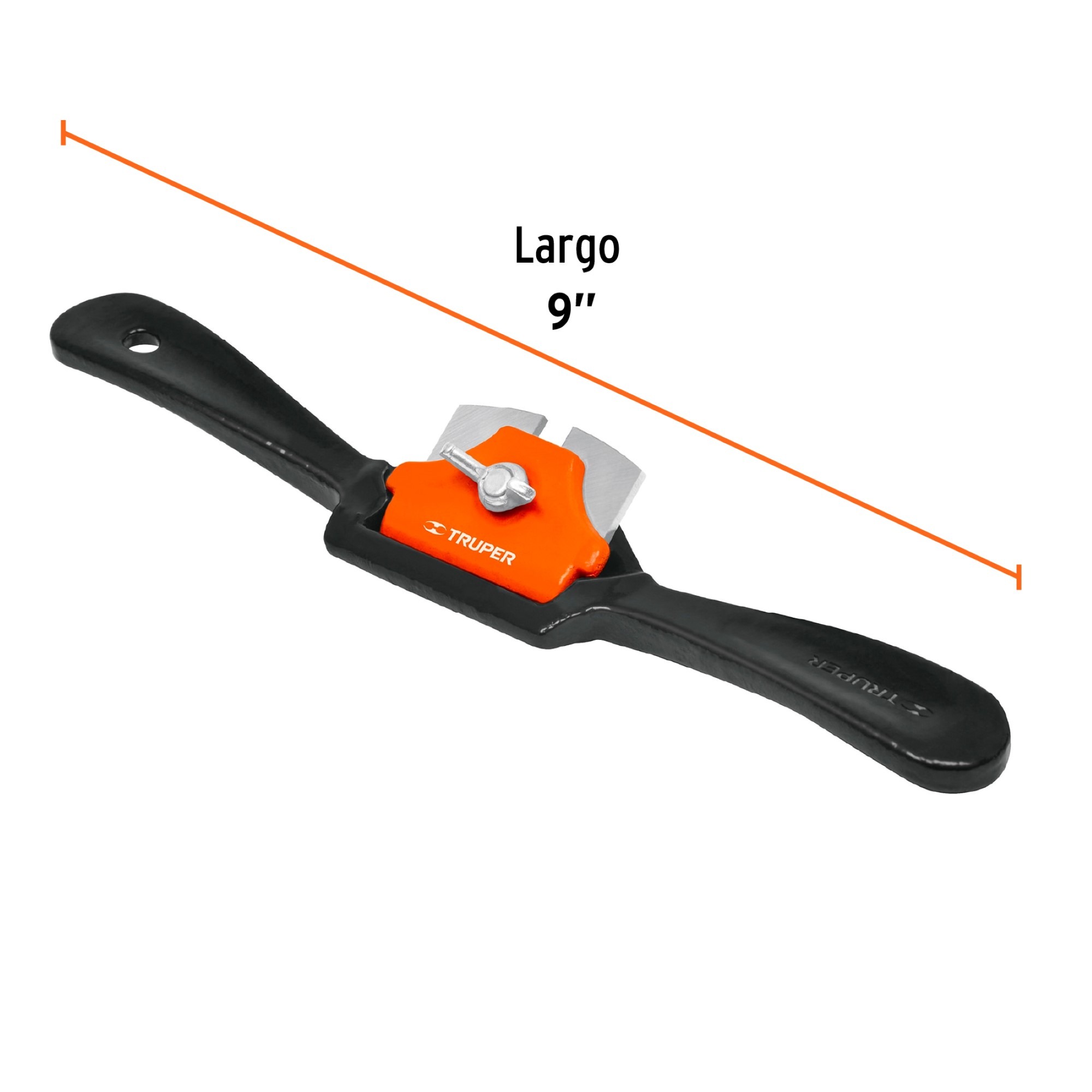 Cepillo Carpintero De Vuelta Curvo 9" Ancho De Corte 44 mm - Imagen 3