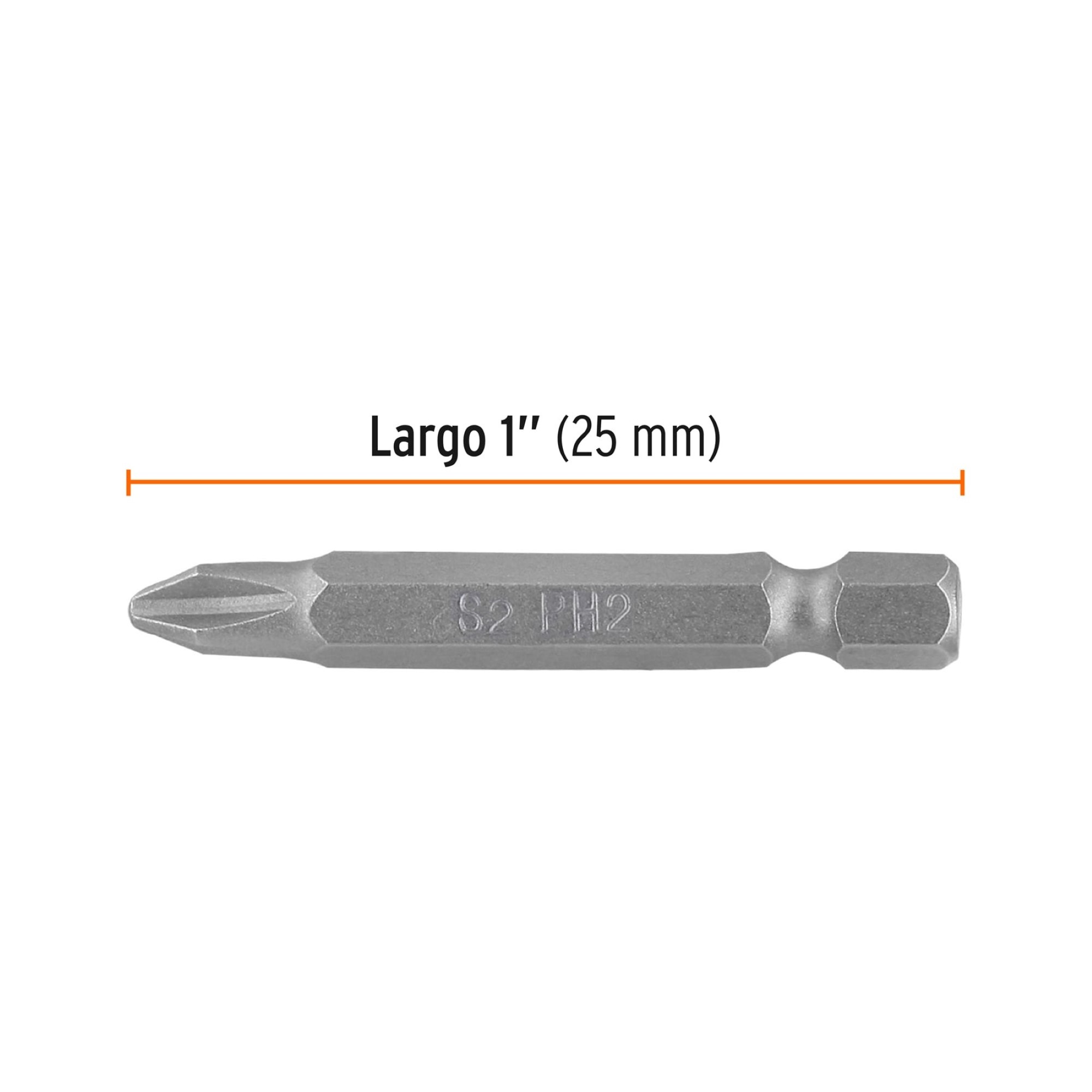 Estuche Reutilizable Con 5 Puntas Phillips Iguales PH2 De 2" - Imagen 3