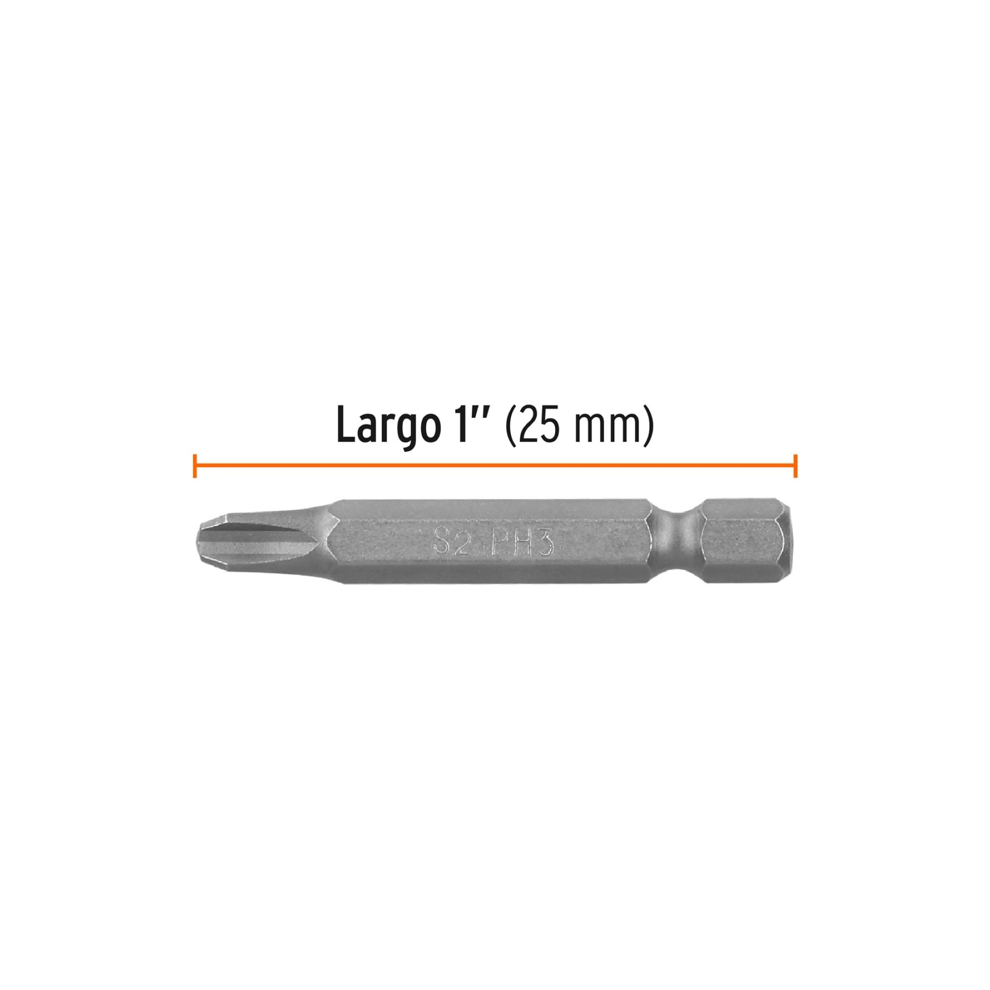 Estuche Reutilizable Con 5 Puntas Phillips Iguales PH3 De 2" - Imagen 3
