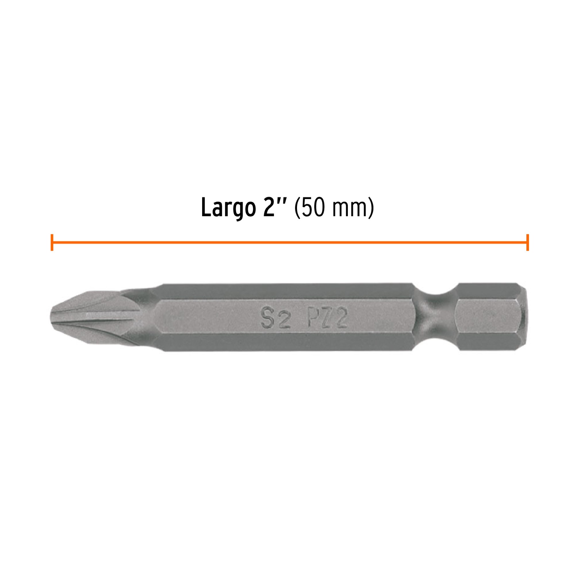 Estuche Reutilizable Con 5 Puntas Pozidriv Iguales PZ2 De 2" - Imagen 2