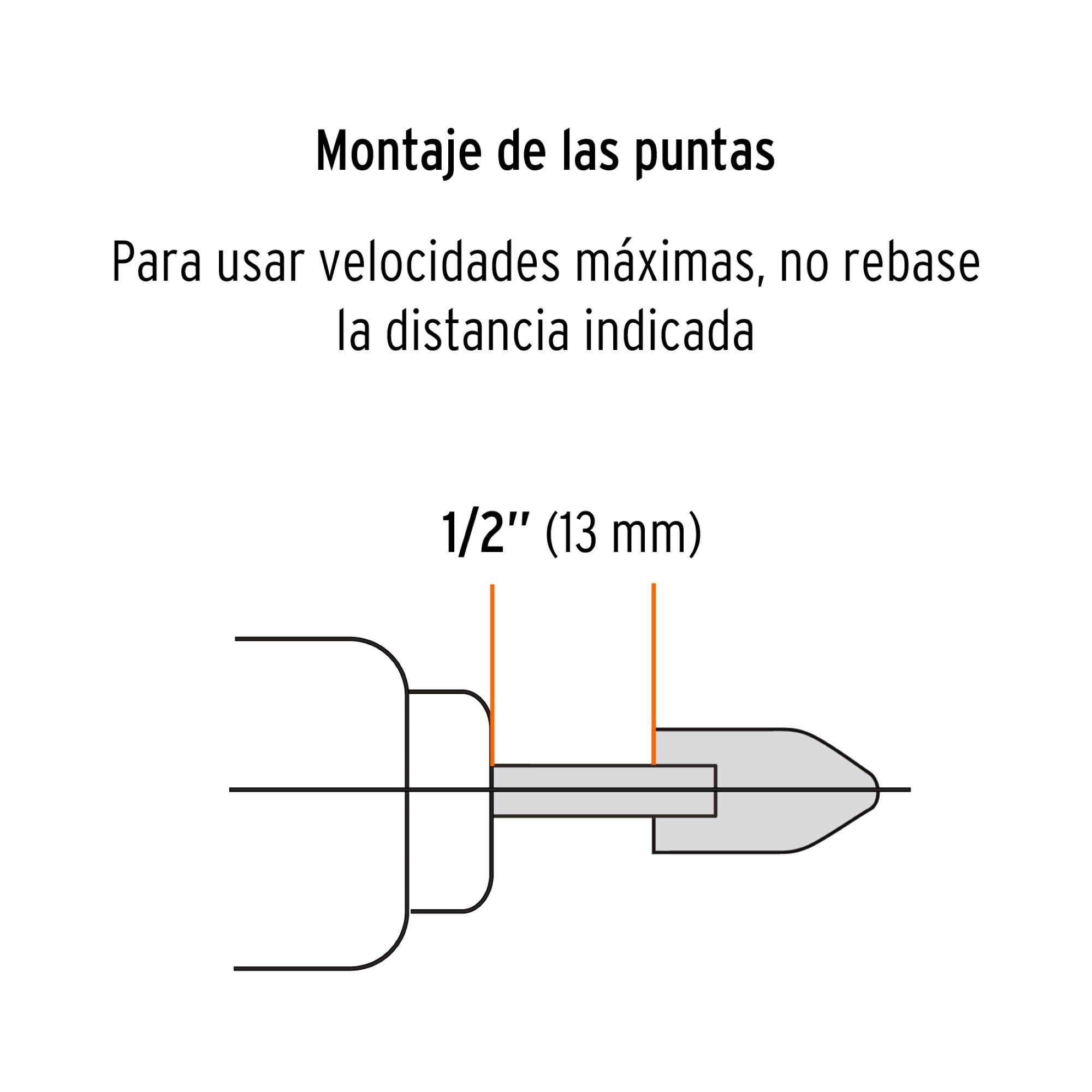 Juego De 10 Puntas Montadas Para Esmeril. Zanco 1/4" - Imagen 4