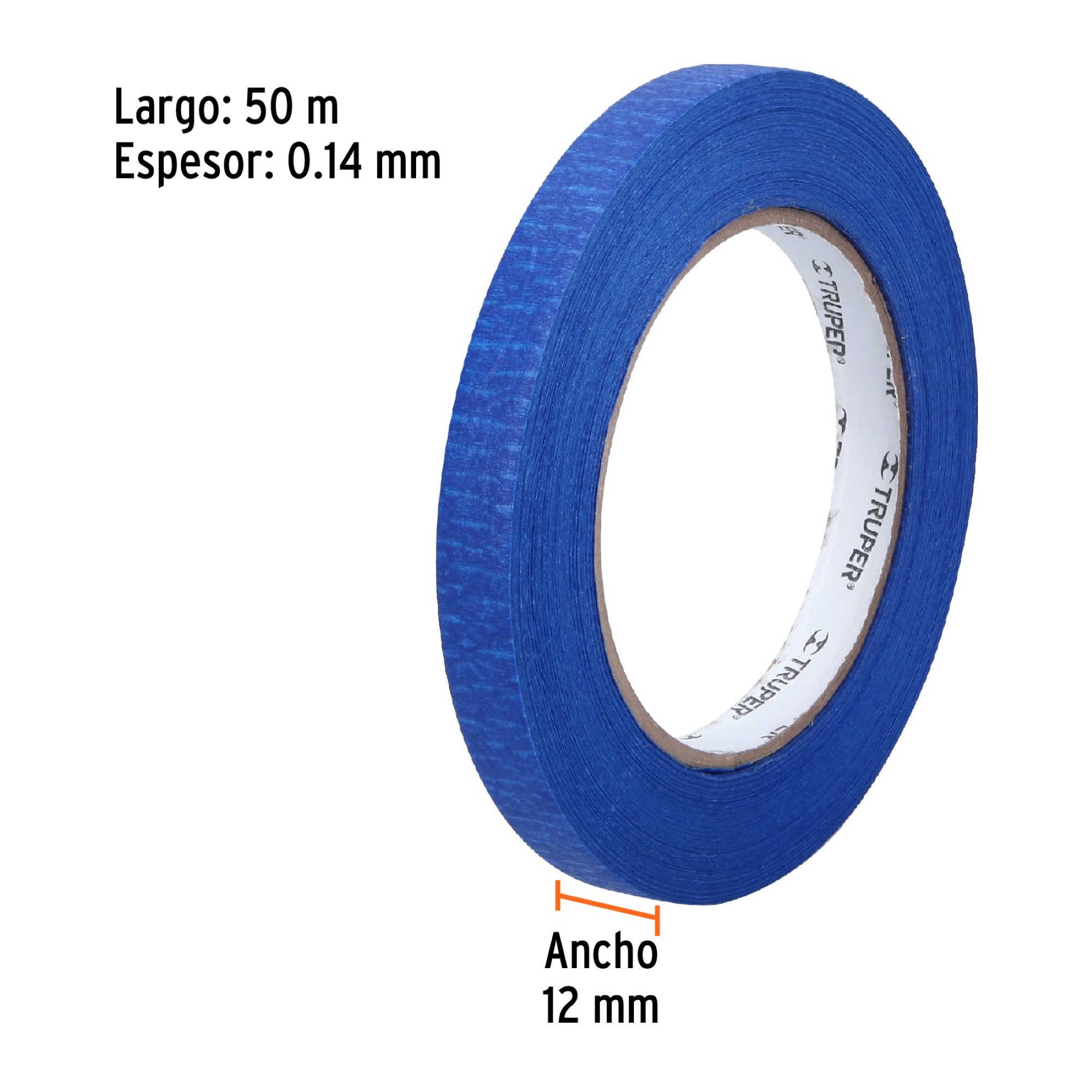 Cinta De Enmascarar Azul De 12 mm Para Pintores - Imagen 5