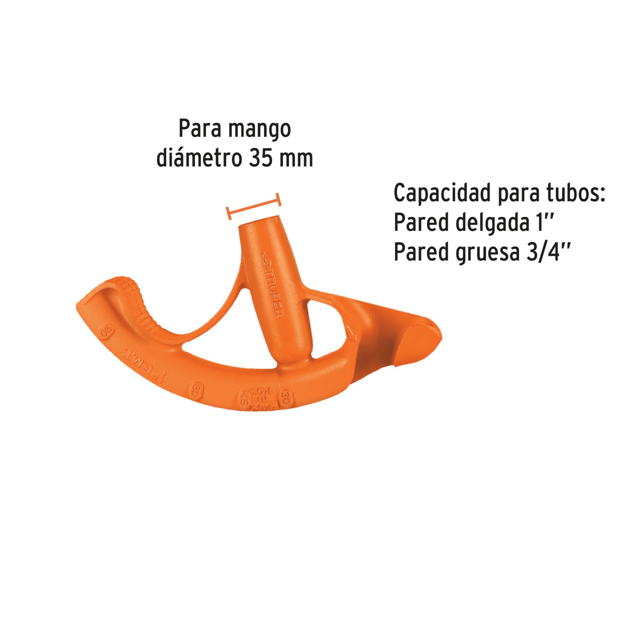 Doblador De Tubo Conduit Profesional Diámetro 1" - Imagen 2