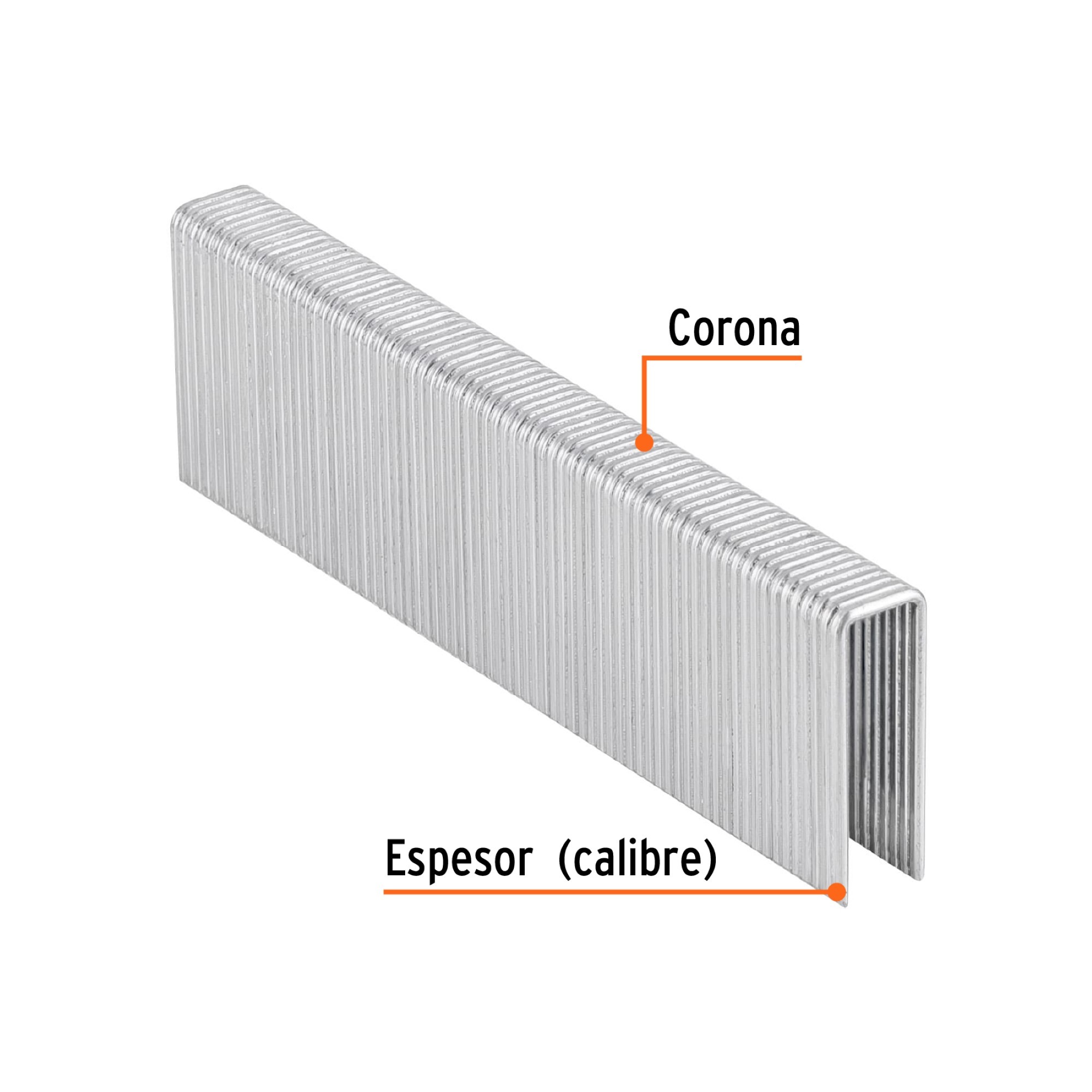 Caja De 1.000 Grapas Para Grapadora Calibre 16 Largo 32 mm - Imagen 4