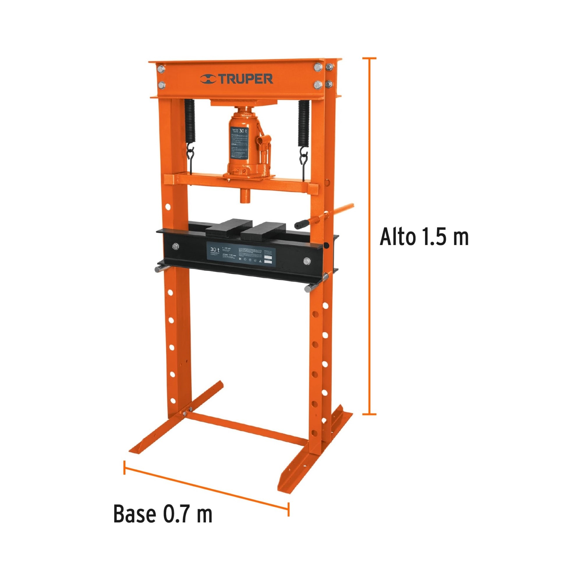 Prensa Hidráulica Tipo H Con Gato Hidráulico Tipo Botella Capacidad 30 T - Imagen 4