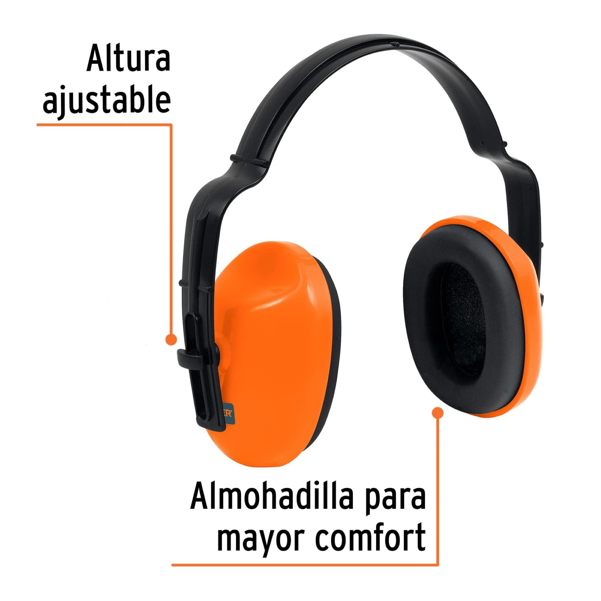 Orejera Protectora De Ruido Ajustables Con Almohadillas - Imagen 4
