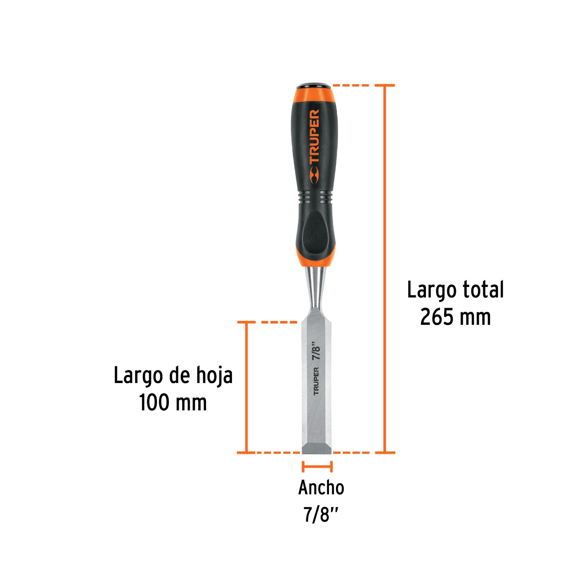 Formón De 7/8" Con Hoja De 10 cm Y Mango Comfort Grip - Imagen 5