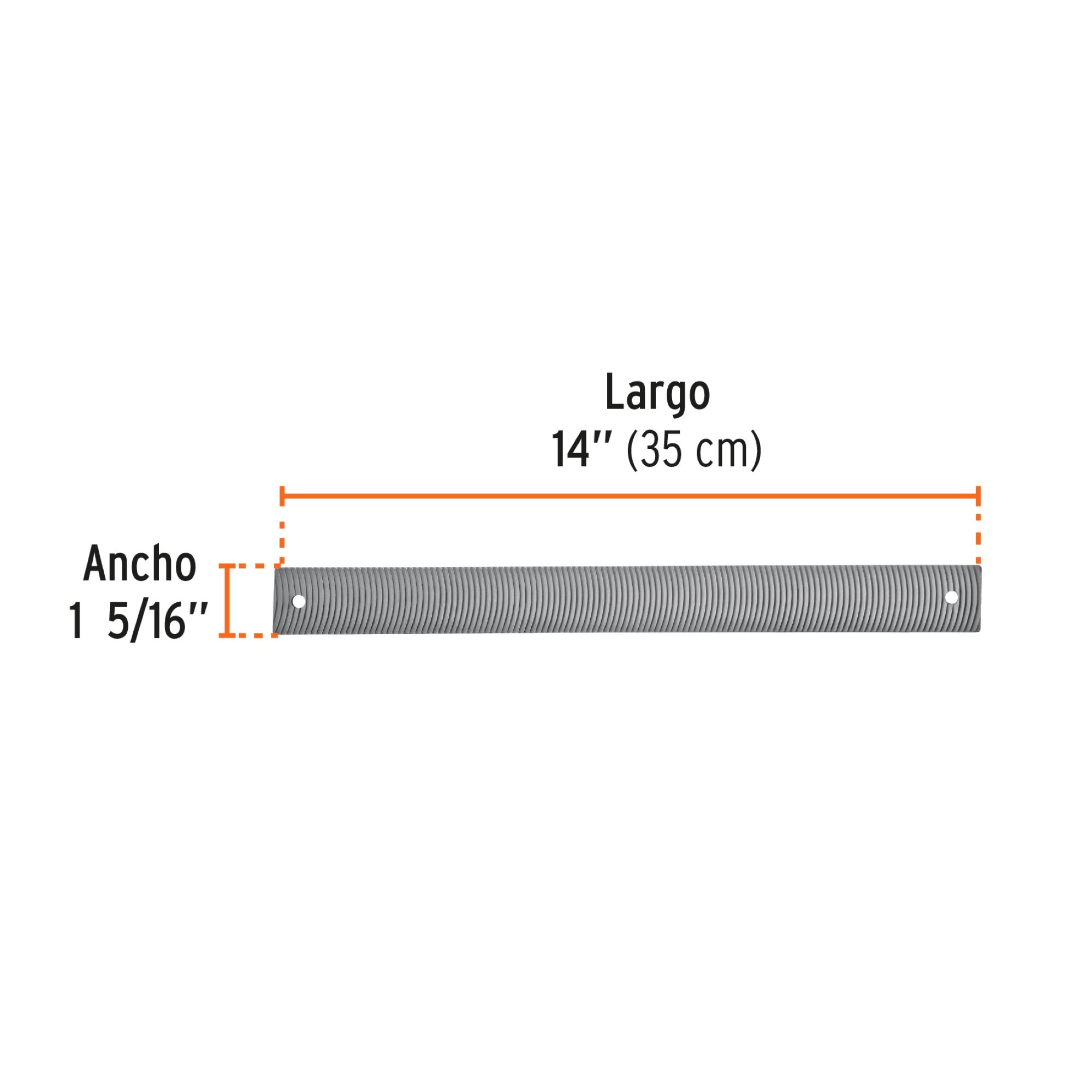 Lima Escofina Latonera De 35 cm X 33 mm - Imagen 4