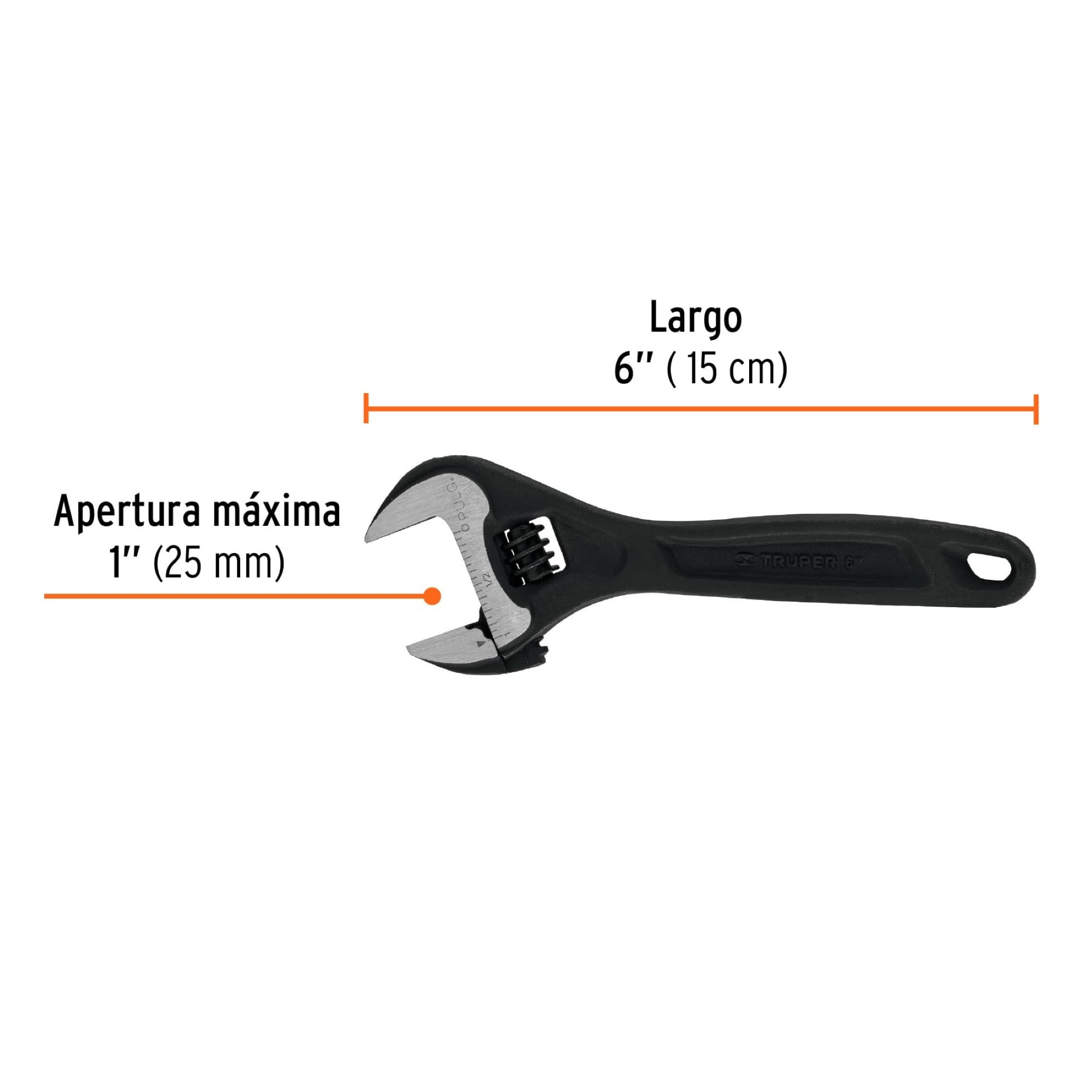 Llave Expansiva Industrial De 6" Con Apertura De 1" - Imagen 4