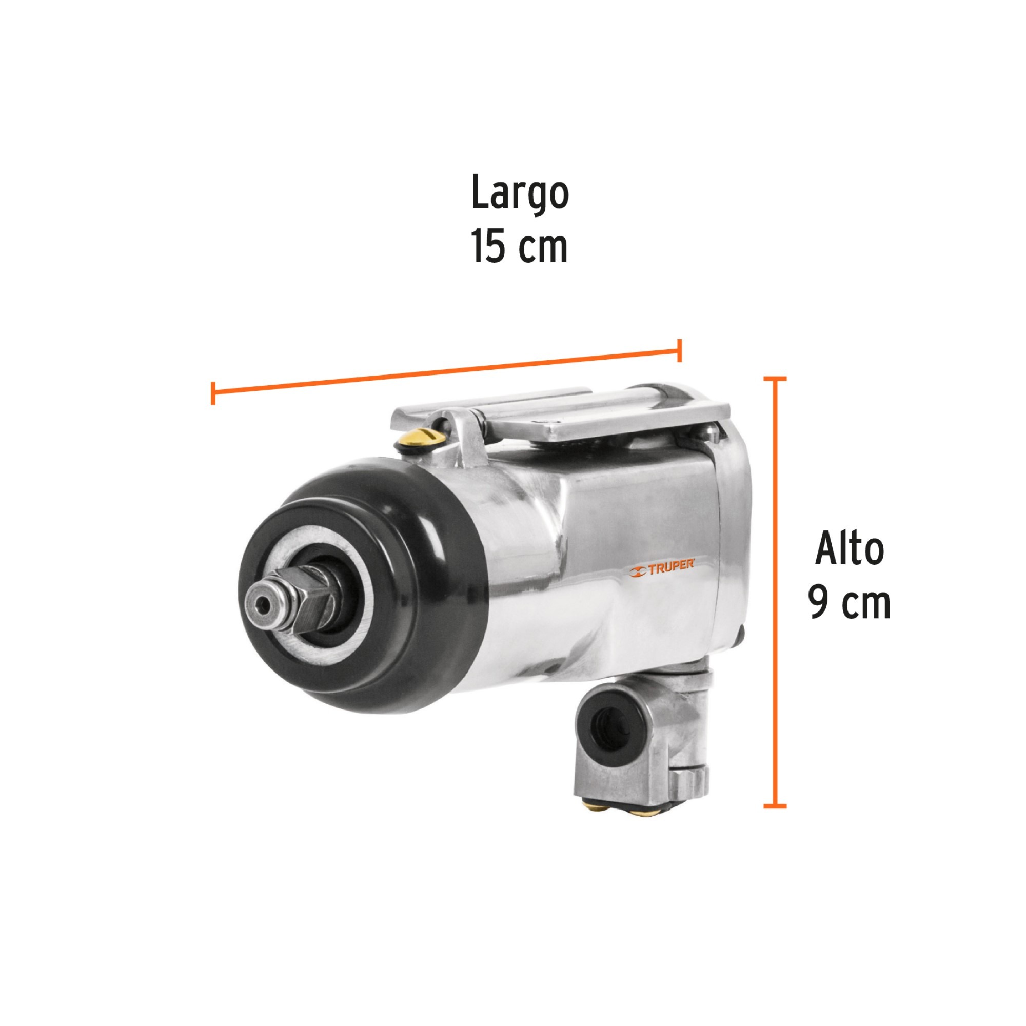 Pistola De Impacto Profesional De 3/8" Torque De 75 Lb/Ft - Imagen 4