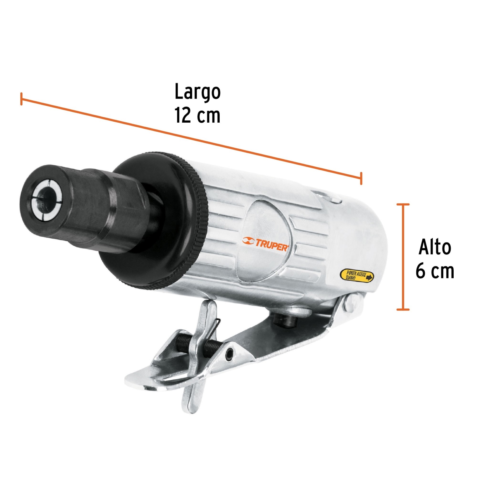 Mini Esmeril De 1/4" Neumático Accesorios Incluidos - Imagen 4