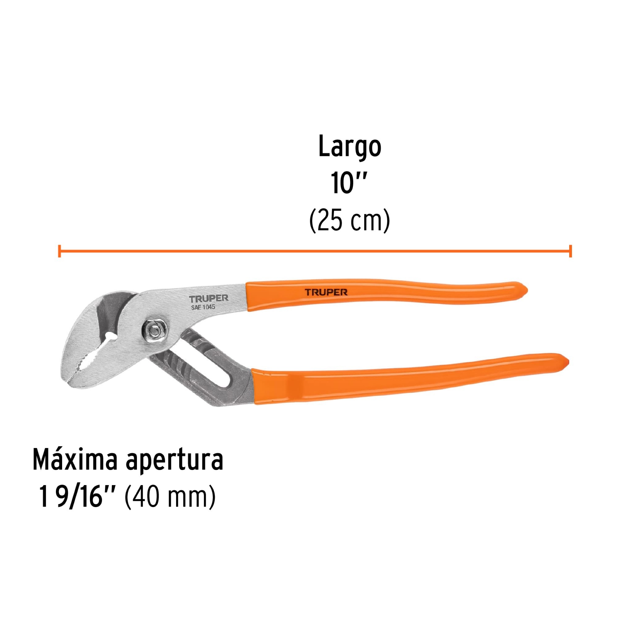 Alicate Pico Loro De Extensión Profesional De 10" - Imagen 4