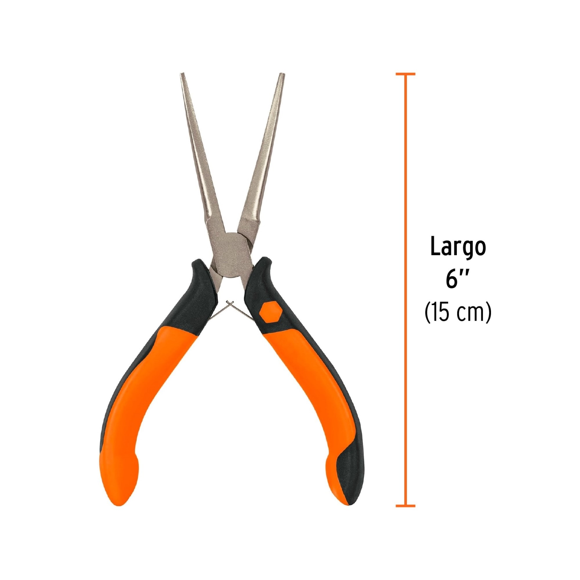 Alicate De Punta Aguja Profesional De 6" Comfort Grip - Imagen 5