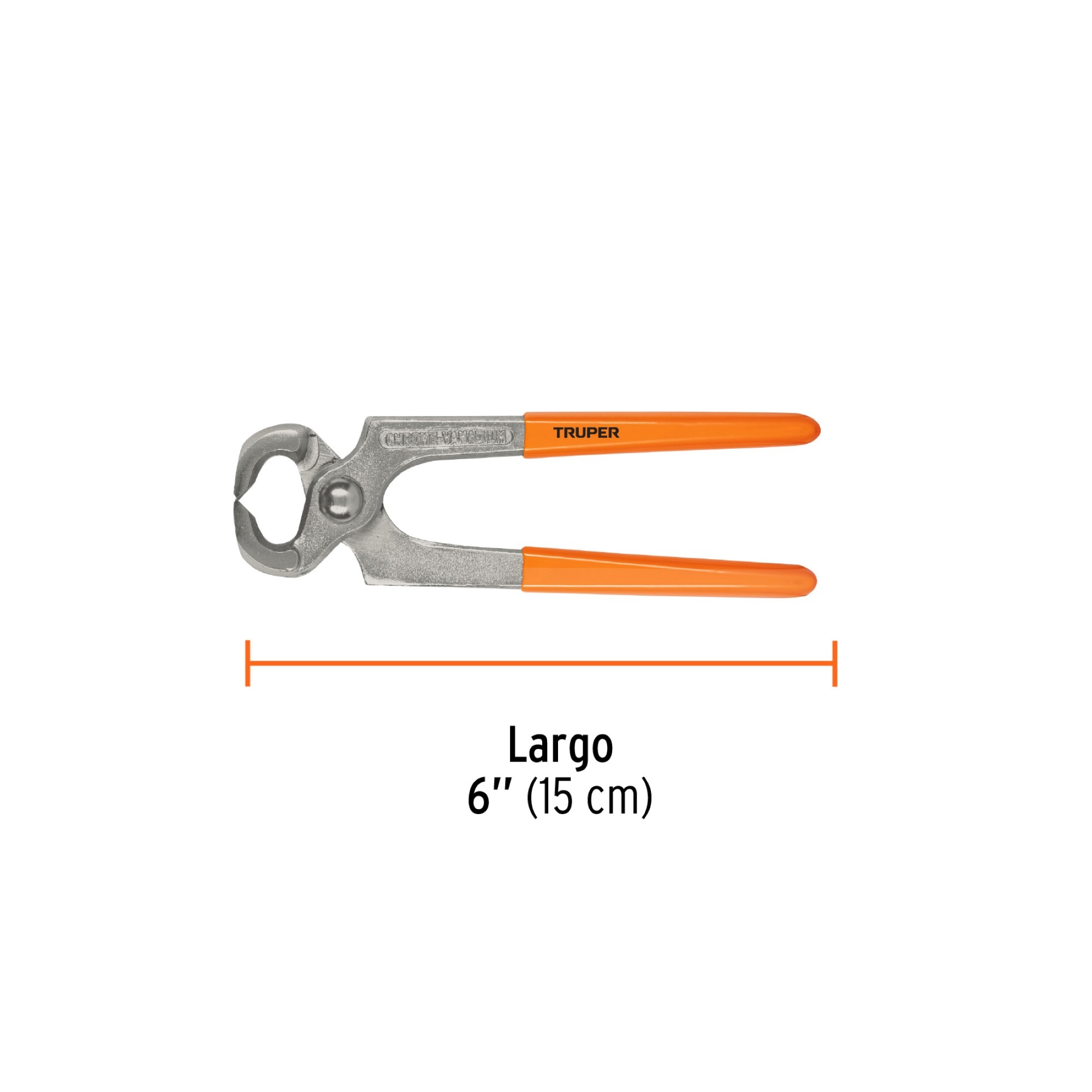 Tenaza Sacaclavos Para Carpintero De 6" Mango De Vinil - Imagen 5