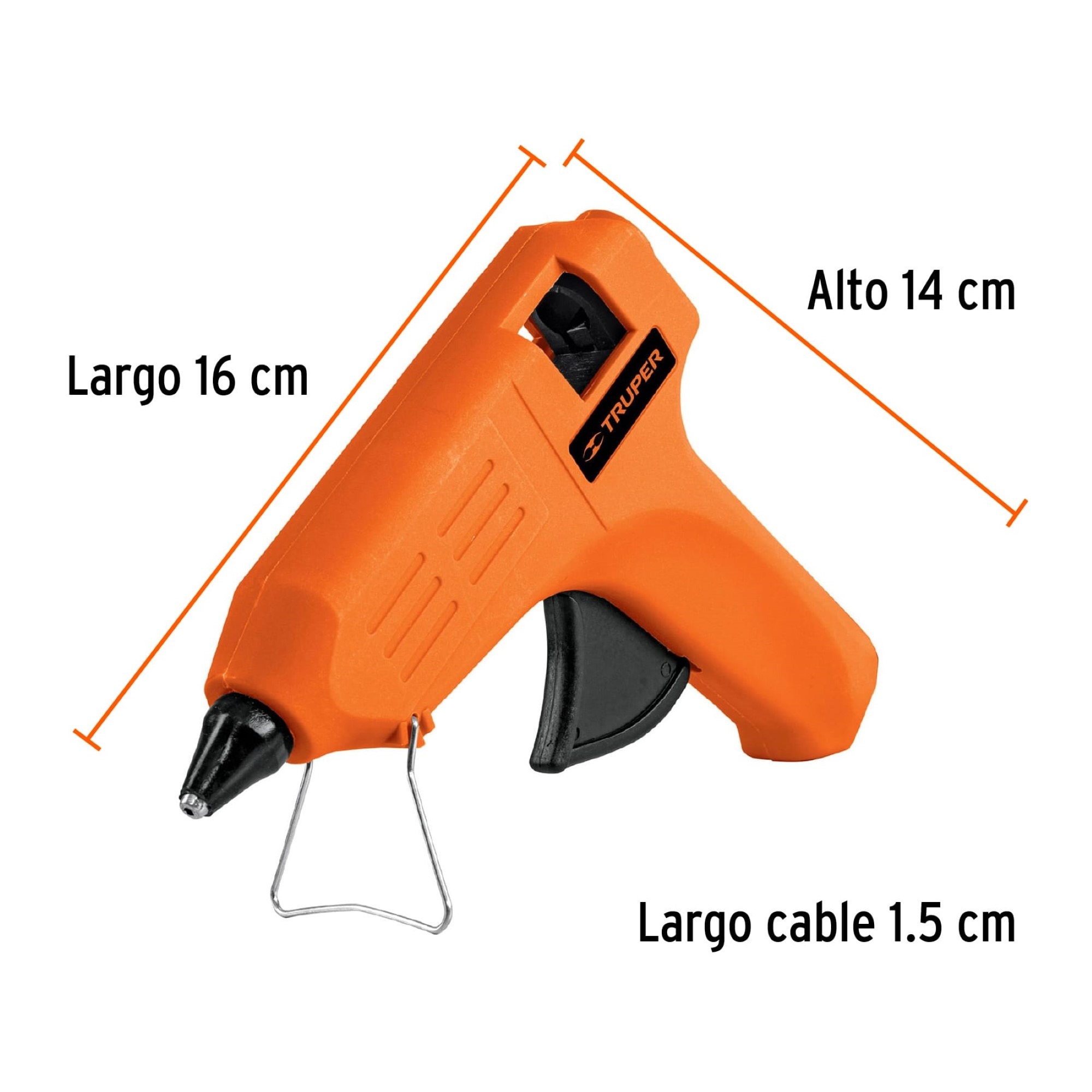 Pistola Para Silicona De Barra Grande. Incluye 2 Barras - Imagen 4
