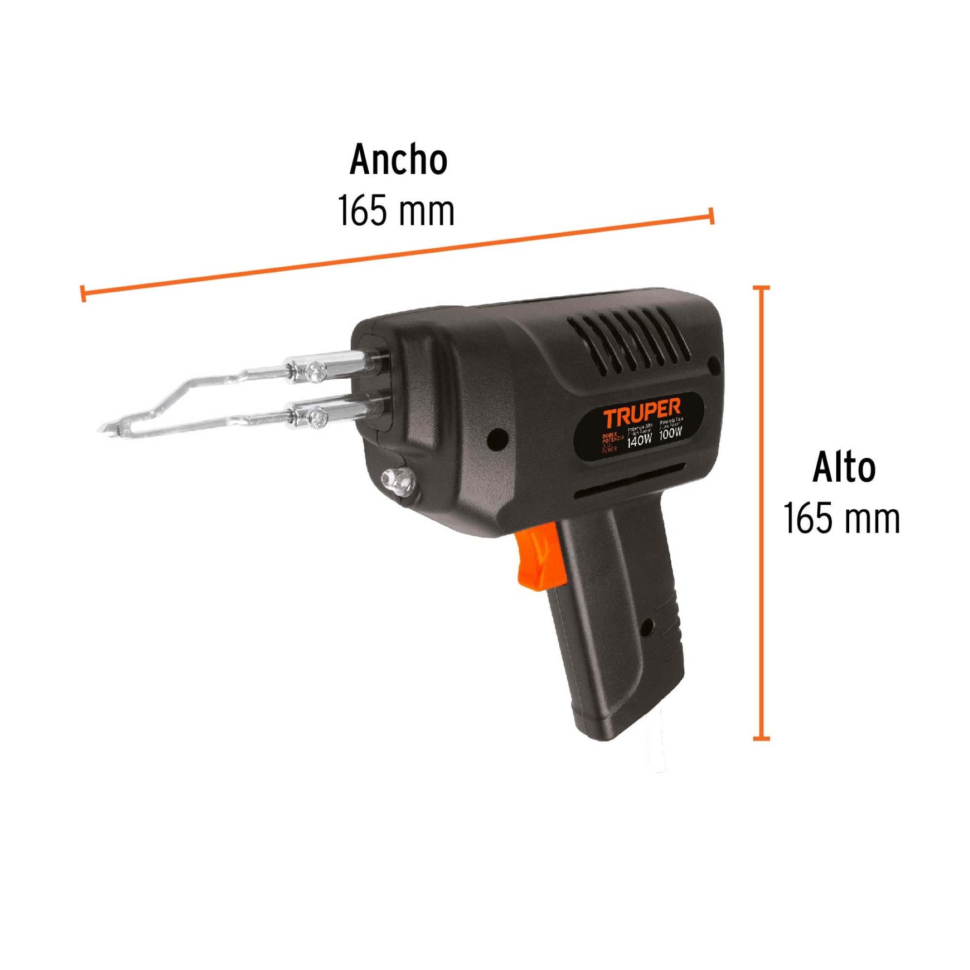 Cautín Tipo Pistola para Soldar de 140 W 2 Temperaturas - Imagen 5