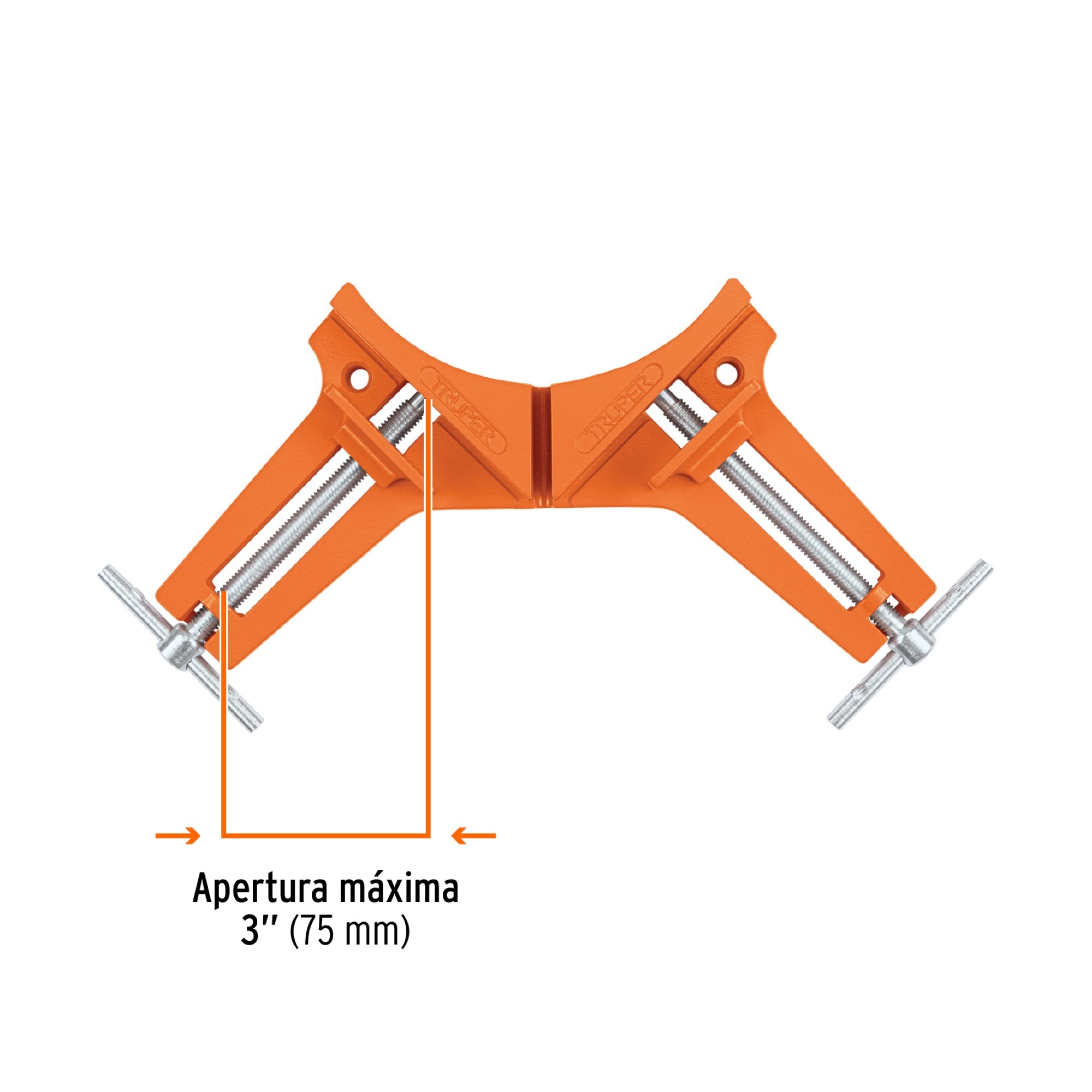 Prensa Esquinera De 3" Con Cuerpo De Aluminio Angulo 90° - Imagen 5