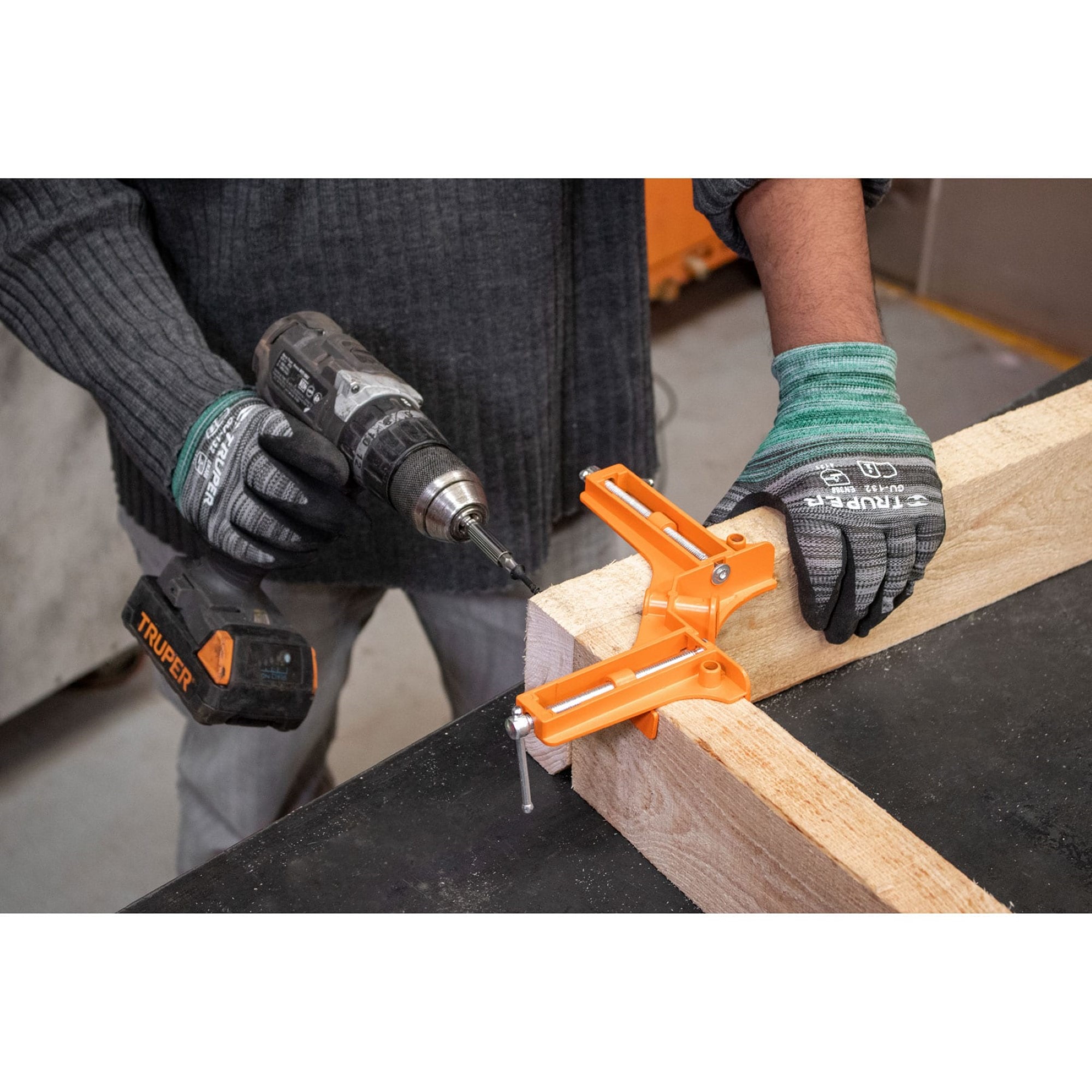 Prensa Esquinera De 3" Con Cuerpo De Aluminio Angulo 90° - Imagen 6