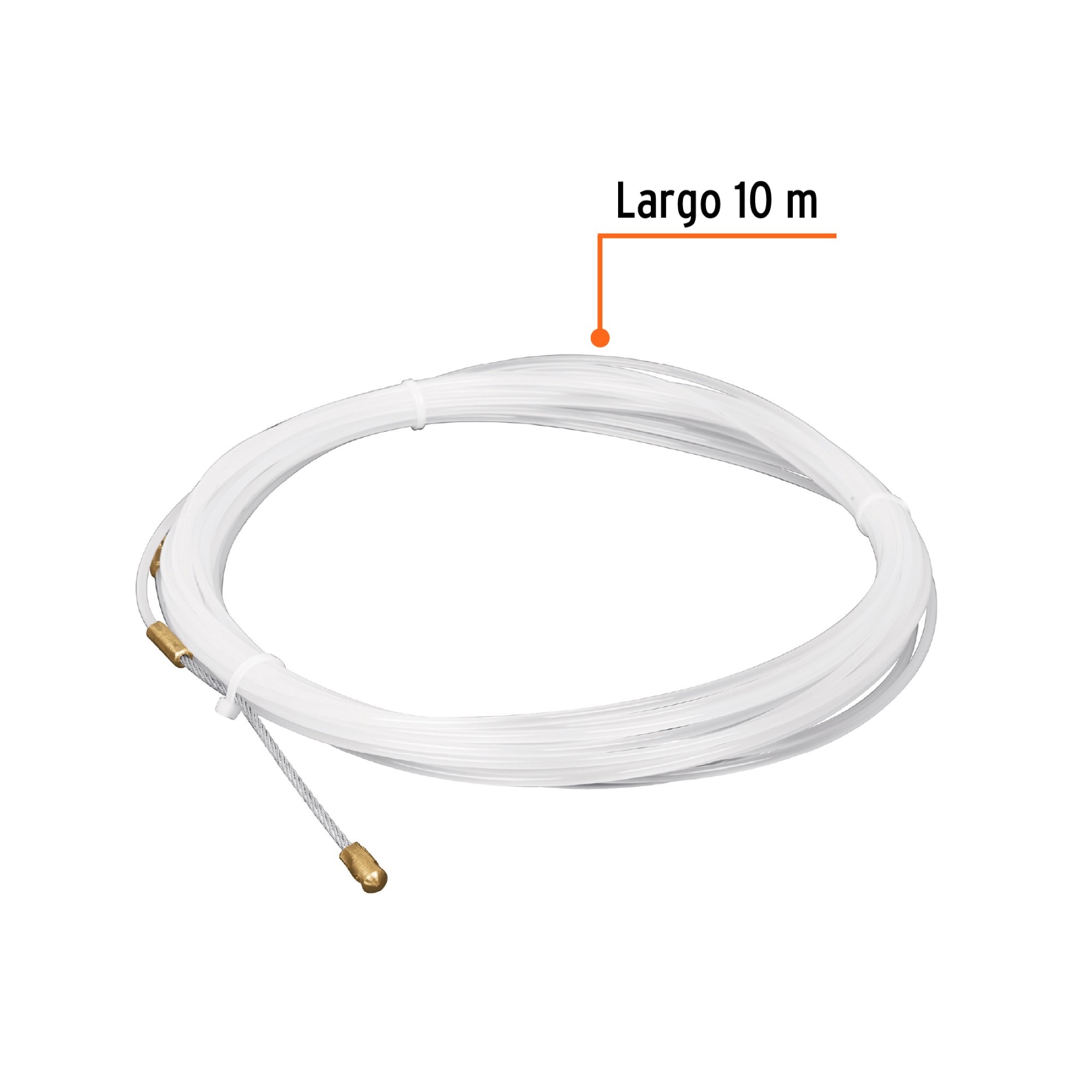 Sonda De Nylon De 10 Metros Con Puntas De Latón Cable 1/8" - Imagen 4