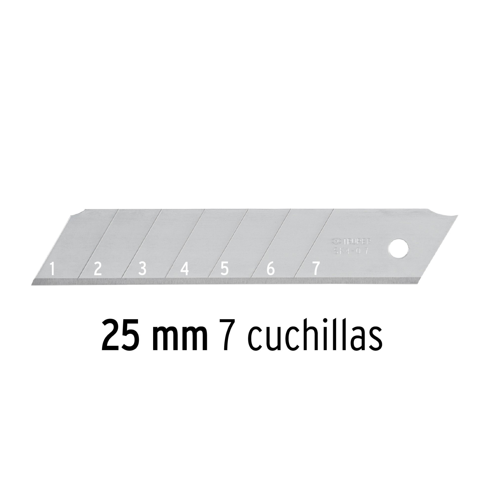 10 Cuchillas Grandes De Repuesto Para Bisturí Ancho 25 mm - Imagen 4