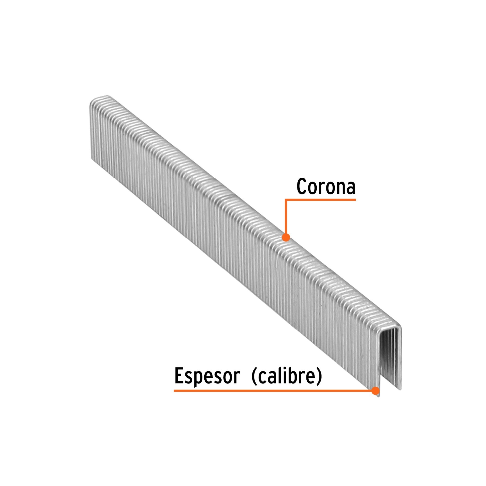 Caja De 5.000 Grapas Para Grapadora Calibre 18 Largo 16 mm - Imagen 4