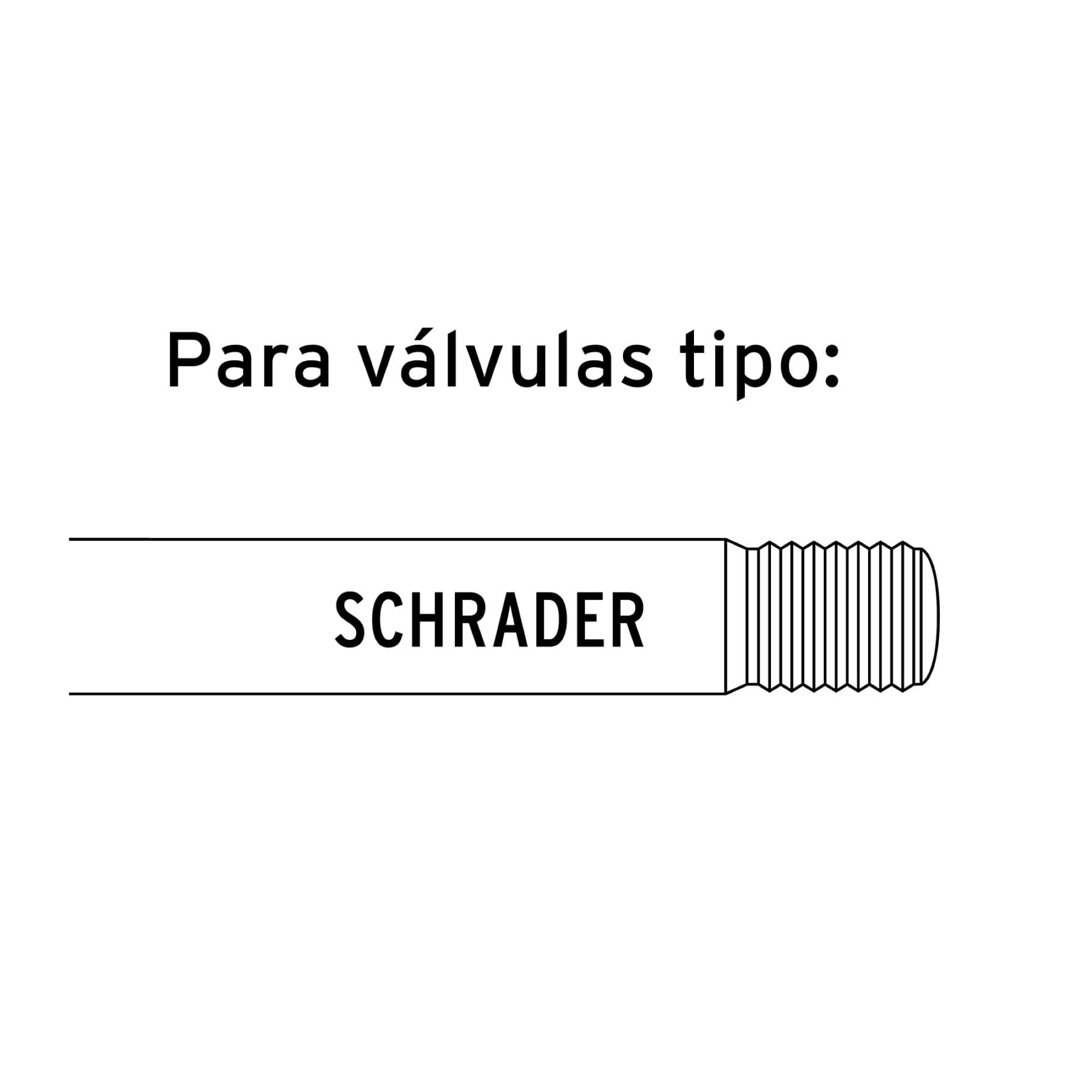 Inflador Y Calibrador De Llantas 120 Psi Con Cabeza Doble - Imagen 4