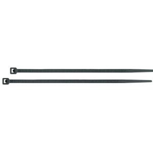 100 Amarres Plásticos De 10 cm Tensión 18 Lb Color Negro