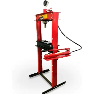 Prensa Hidráulica 30T Con Manómetro Y Plancha Ajustable